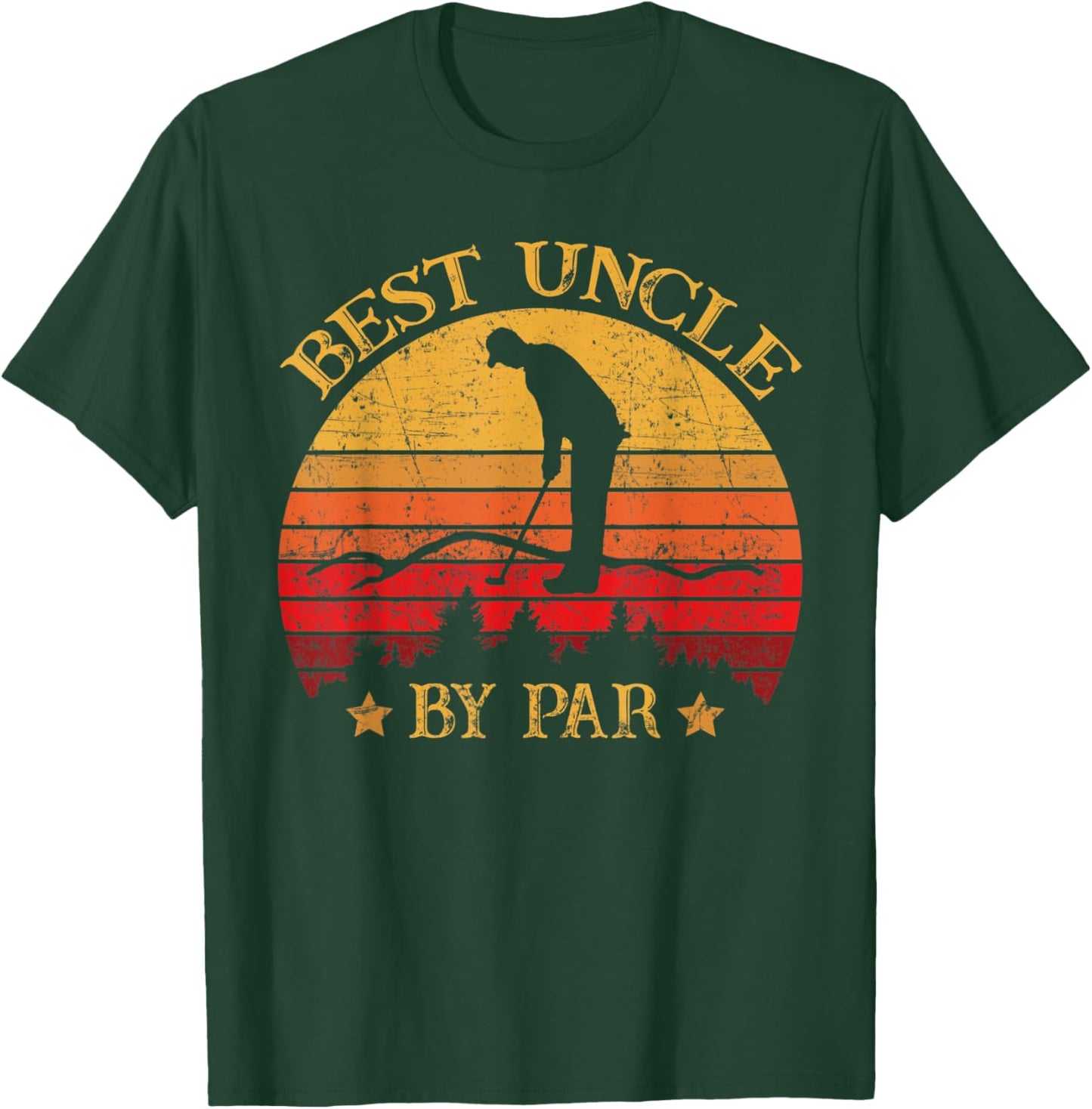 Best Uncle by Par Uncle Golf Funny T-Shirt - T-Shirt | Forest
