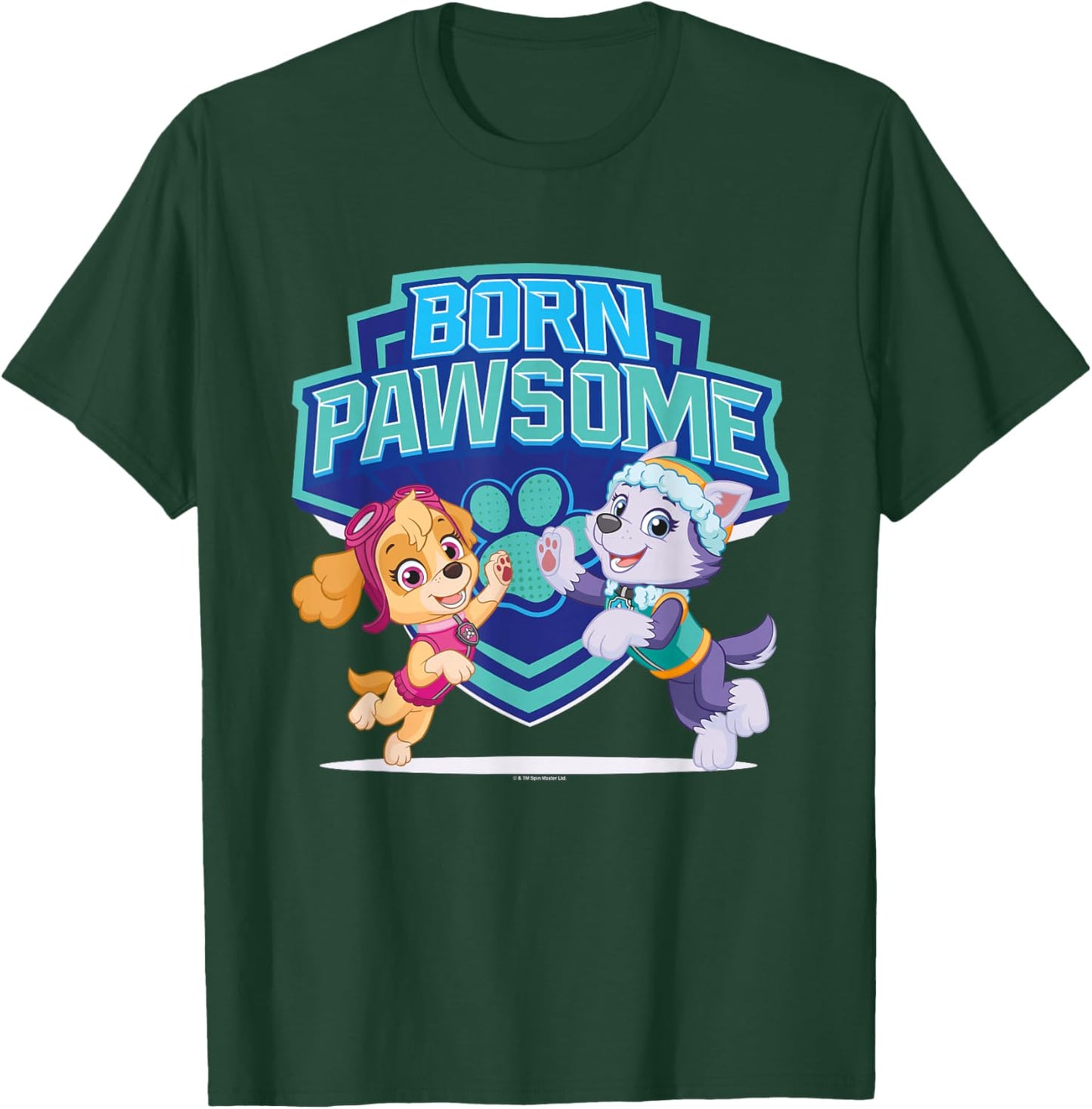 PAW Patrol Born Pawsome Skye & Everest T-Shirt - T-Shirt | Forest