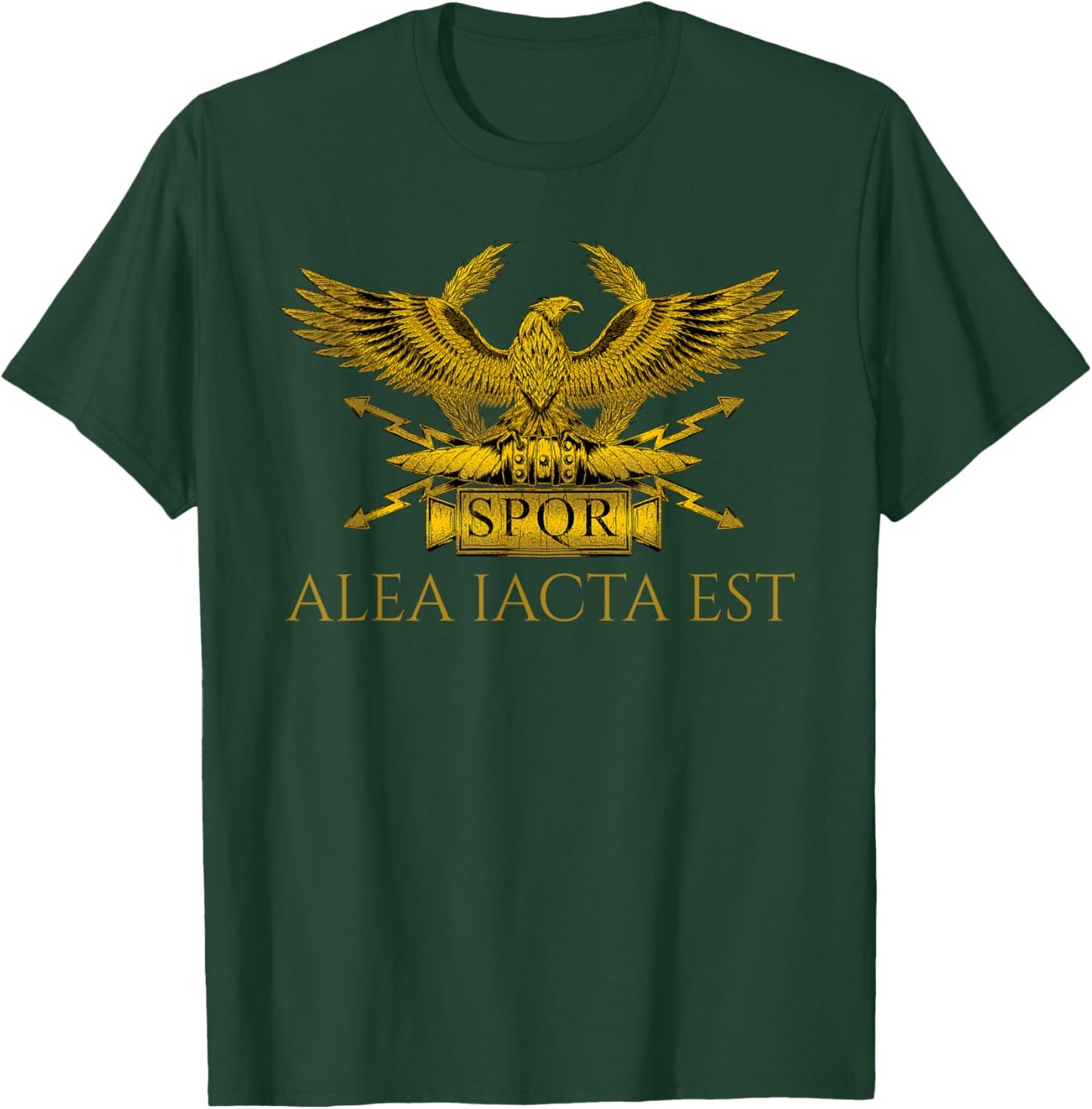 Julius Caesar Quote - Alea Iacta Est - SPQR - Roman History T-Shirt - T-Shirt | Forest