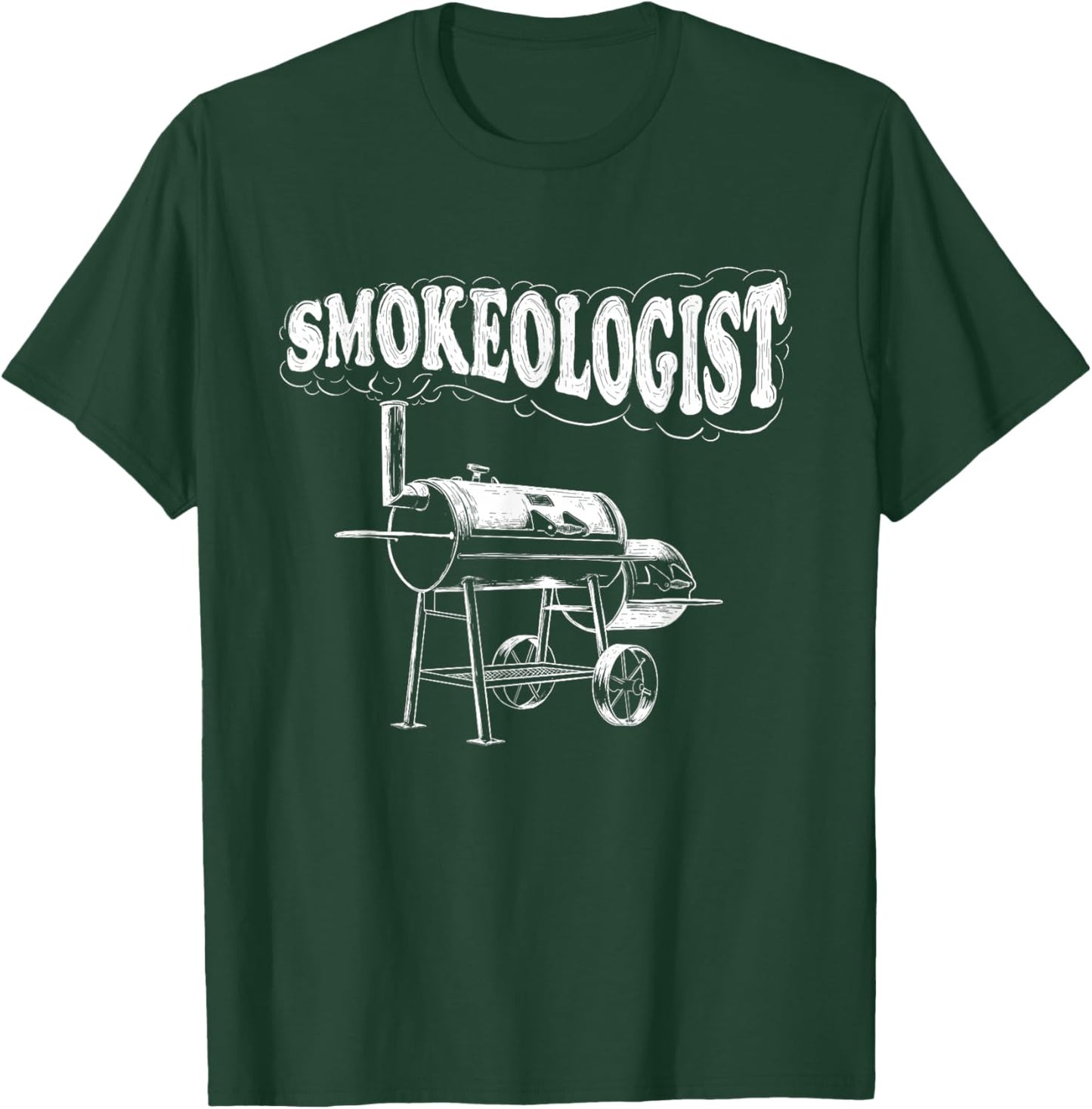 Smokeologist - Funny Pitmaster BBQ Smoker Grilling T-Shirt - T-Shirt | Forest