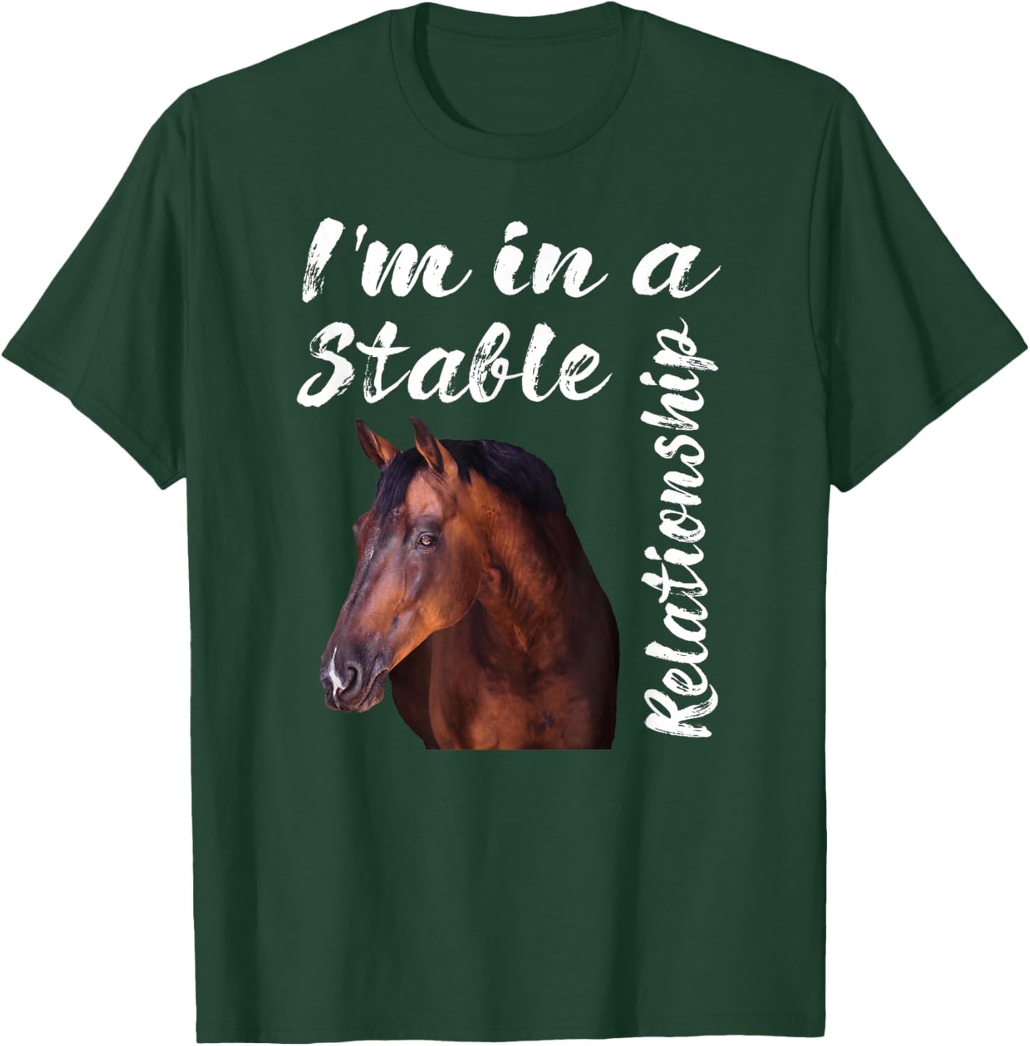 I'm In a Stable Relationship T-Shirt - T-Shirt | Forest