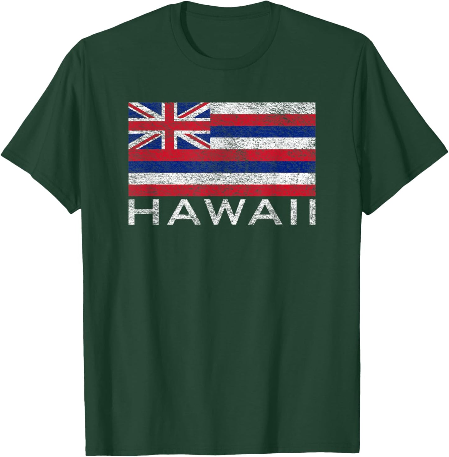 State Flag of Hawaii the Aloha State T-Shirt - T-Shirt | Forest