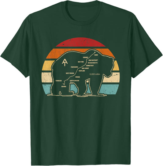 Appalachian Trail, Bear Symbol Of Appalachian National Park T-Shirt - T-Shirt | Forest