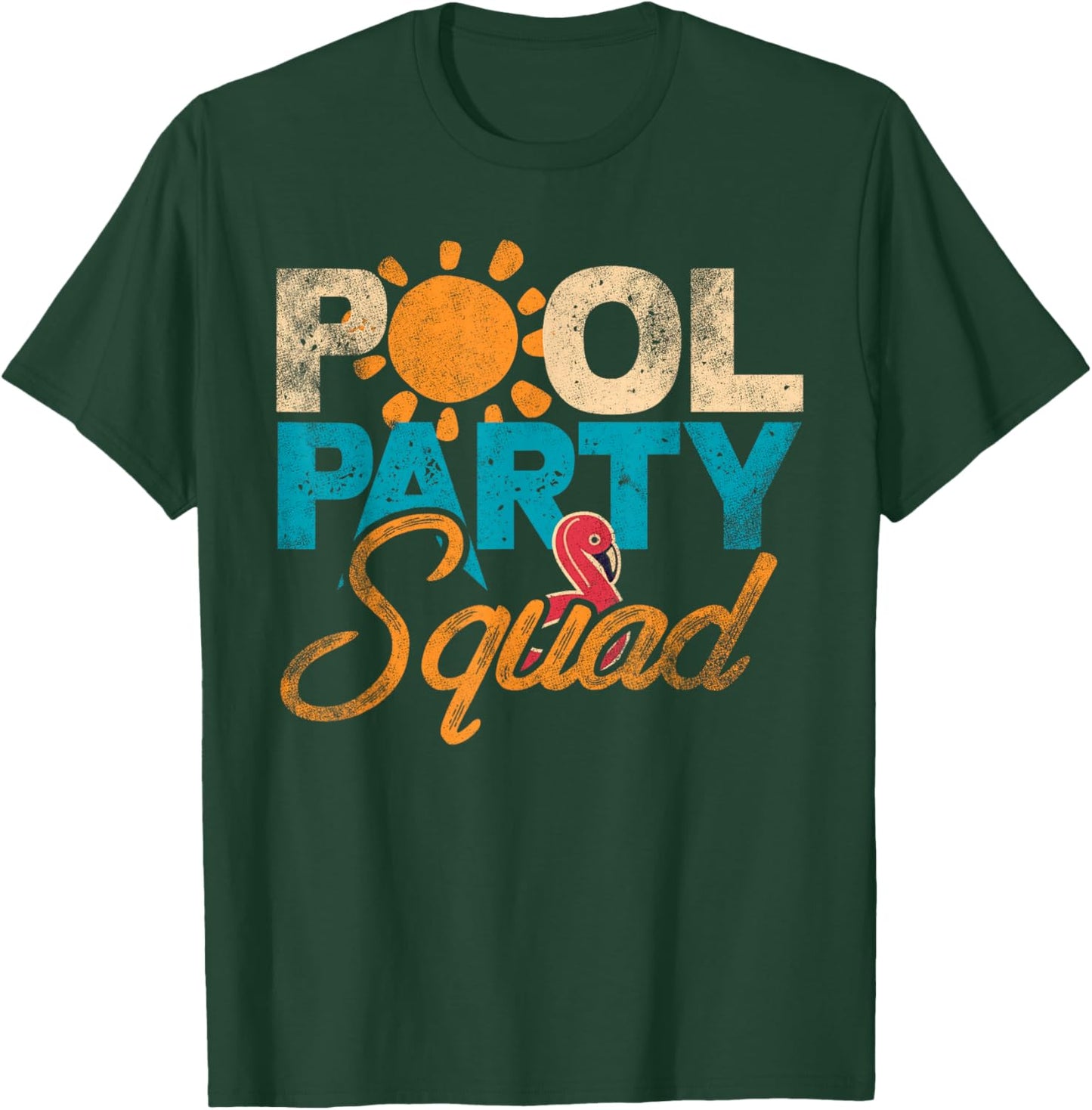 Pool Party Funny Birthday T-Shirt - T-Shirt | Forest