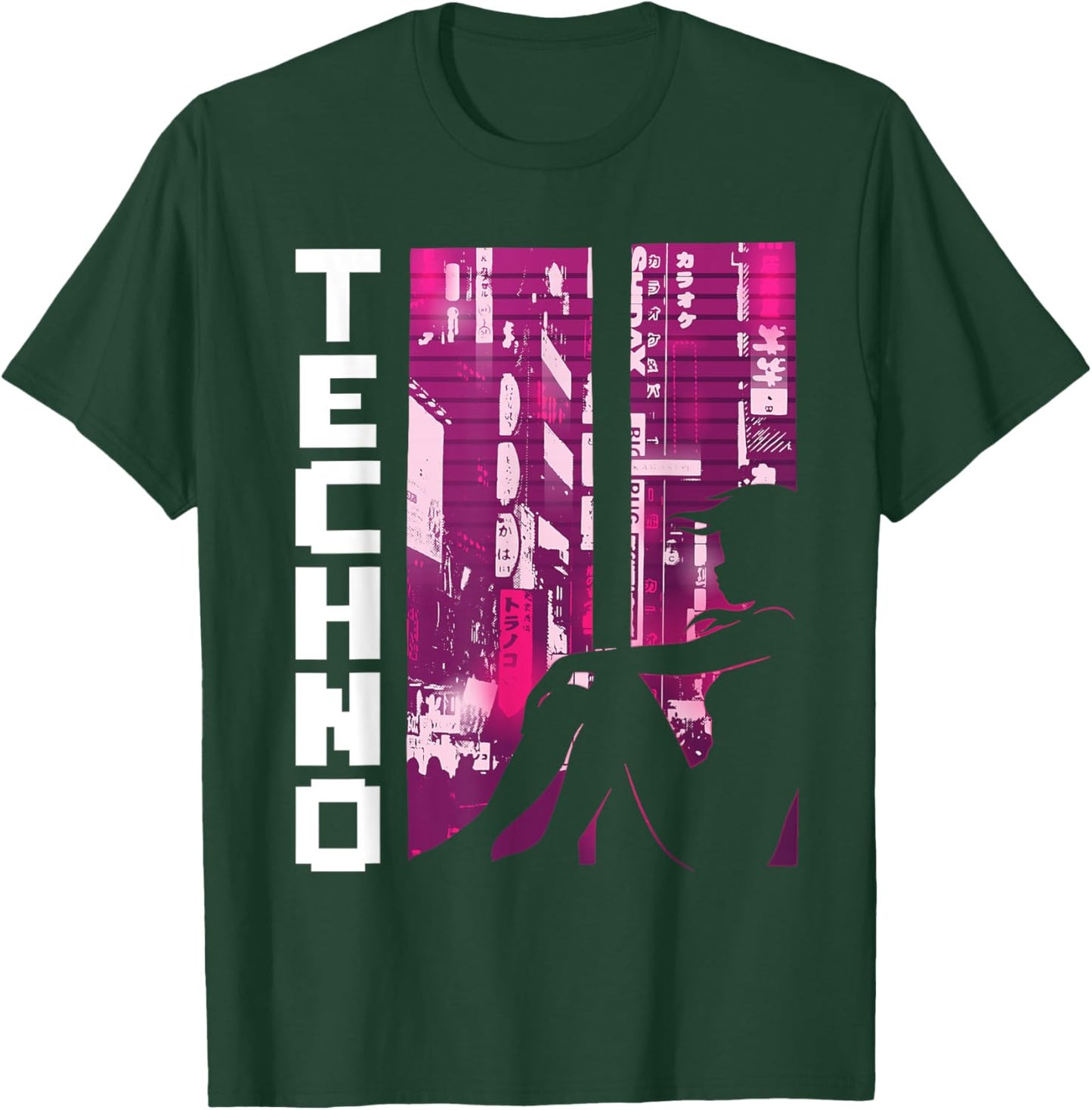 Techno Electronic Music Rave Festival Raver T-Shirt - T-Shirt | Forest