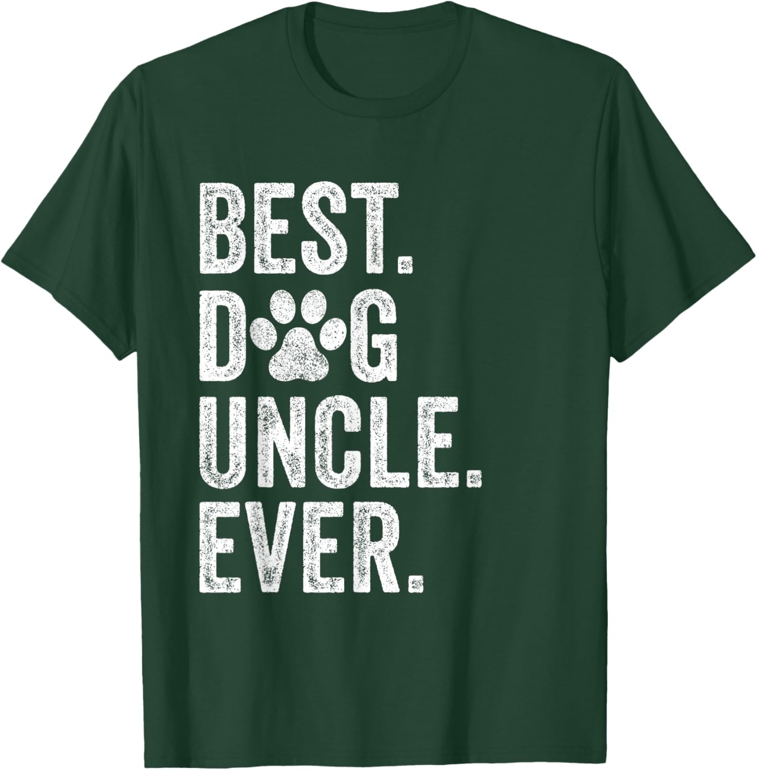 Best Dog Uncle Ever Funny Father's Day Vintage T-Shirt - T-Shirt | Forest