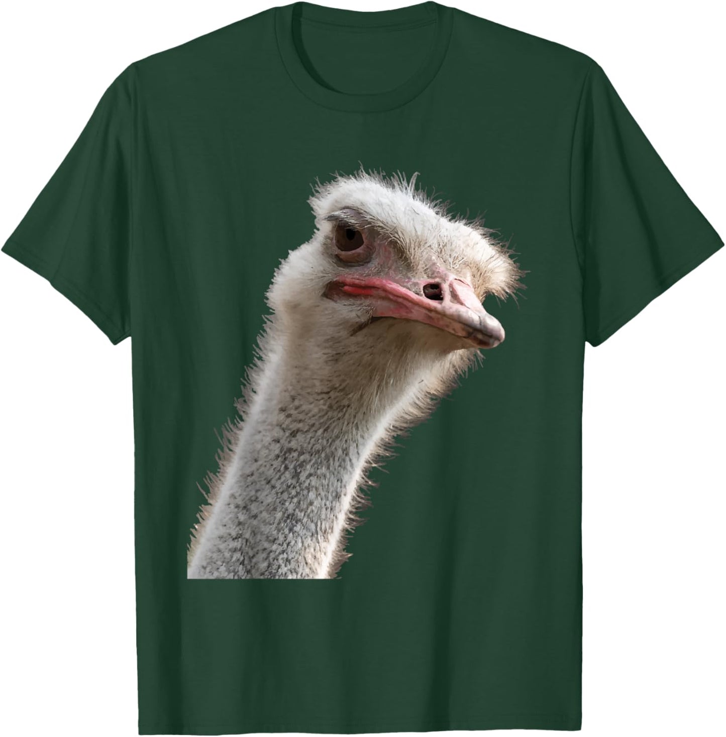 Funny Ostrich Face - Zookeeper Safari Animal Lover T-Shirt - T-Shirt | Forest