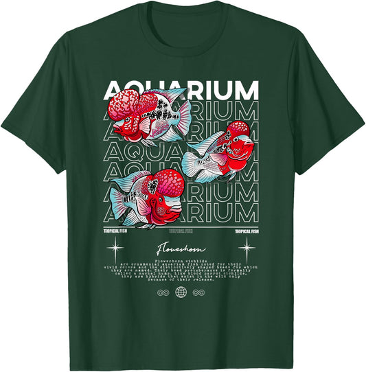 Flowerhorn Cichlid Fish Keeper Streetwear T-Shirt - T-Shirt | Forest