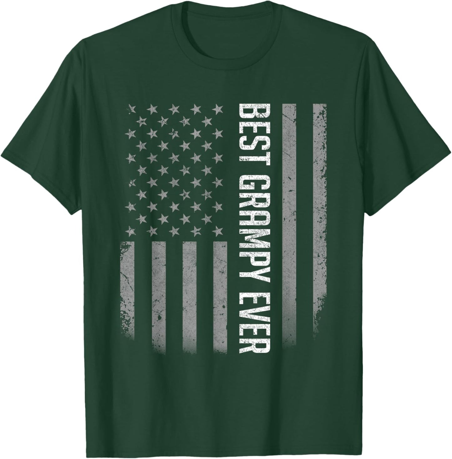 Best Grampy Ever American Flag Shirt Gifts for Father's Day T-Shirt - T-Shirt | Forest