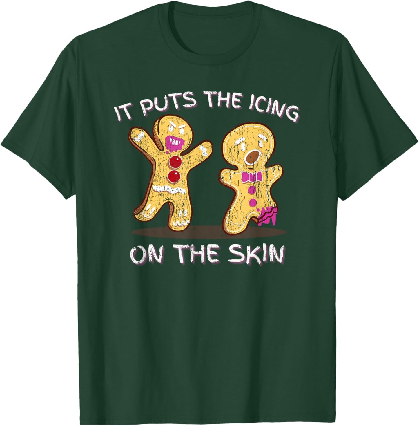 Silence Of The Gingerbread Man Christmas Horror T-Shirt - T-Shirt | Forest