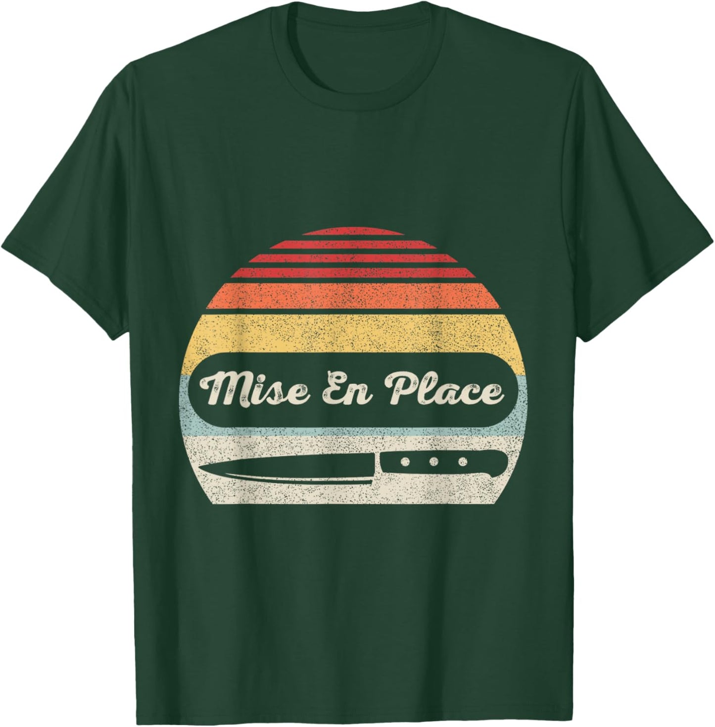 Retro Vintage Chef Shirt Mise en Place T-Shirt - T-Shirt | Forest