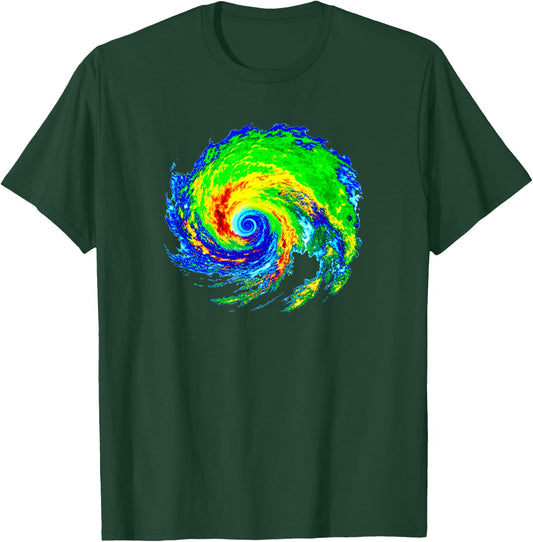 Storm Chasing Weather Radar Image Meteorologist T-Shirt - T-Shirt | Forest