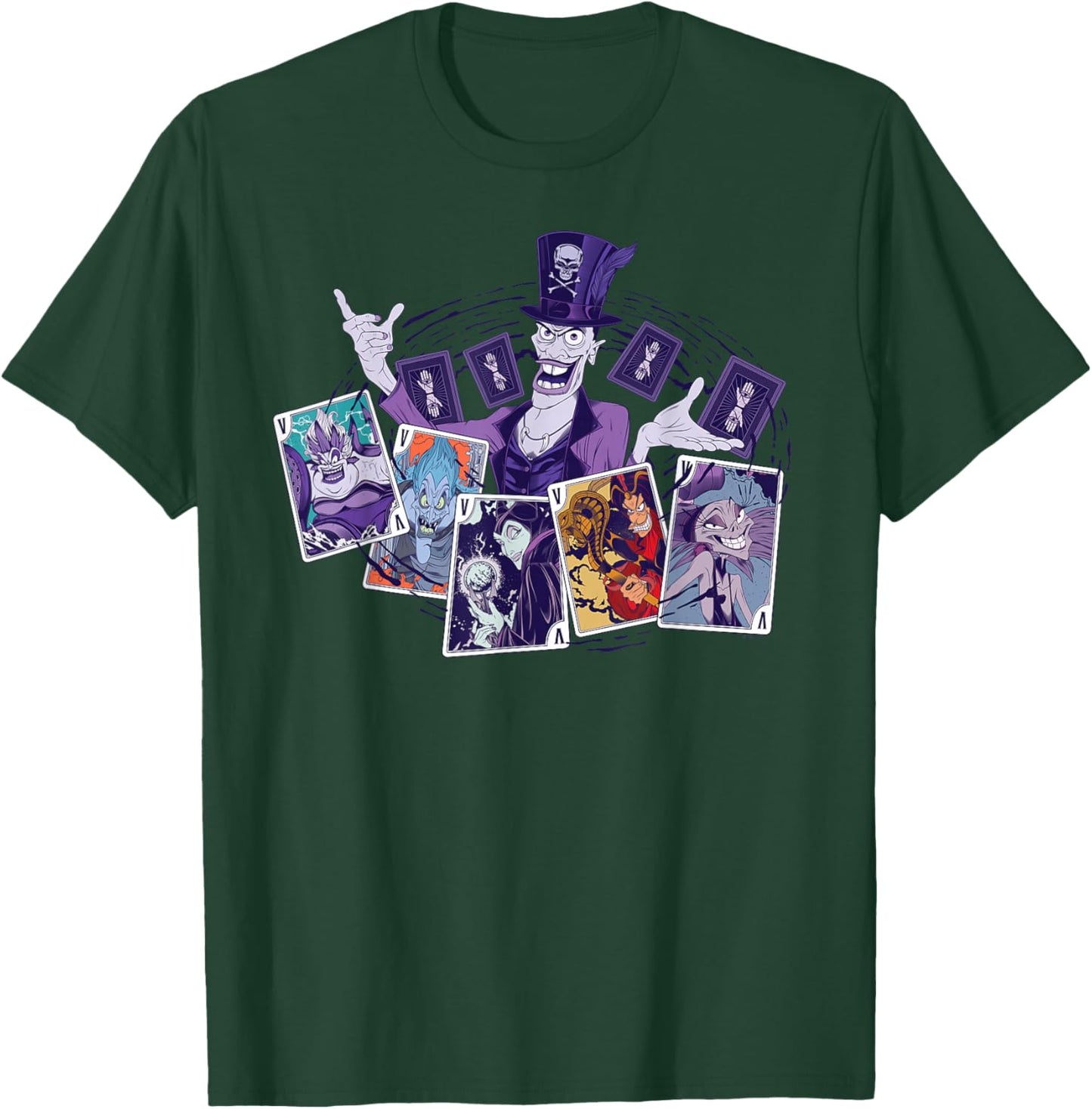 Disney Villains Dr. Facilier Playing Cards T-Shirt - T-Shirt | Forest