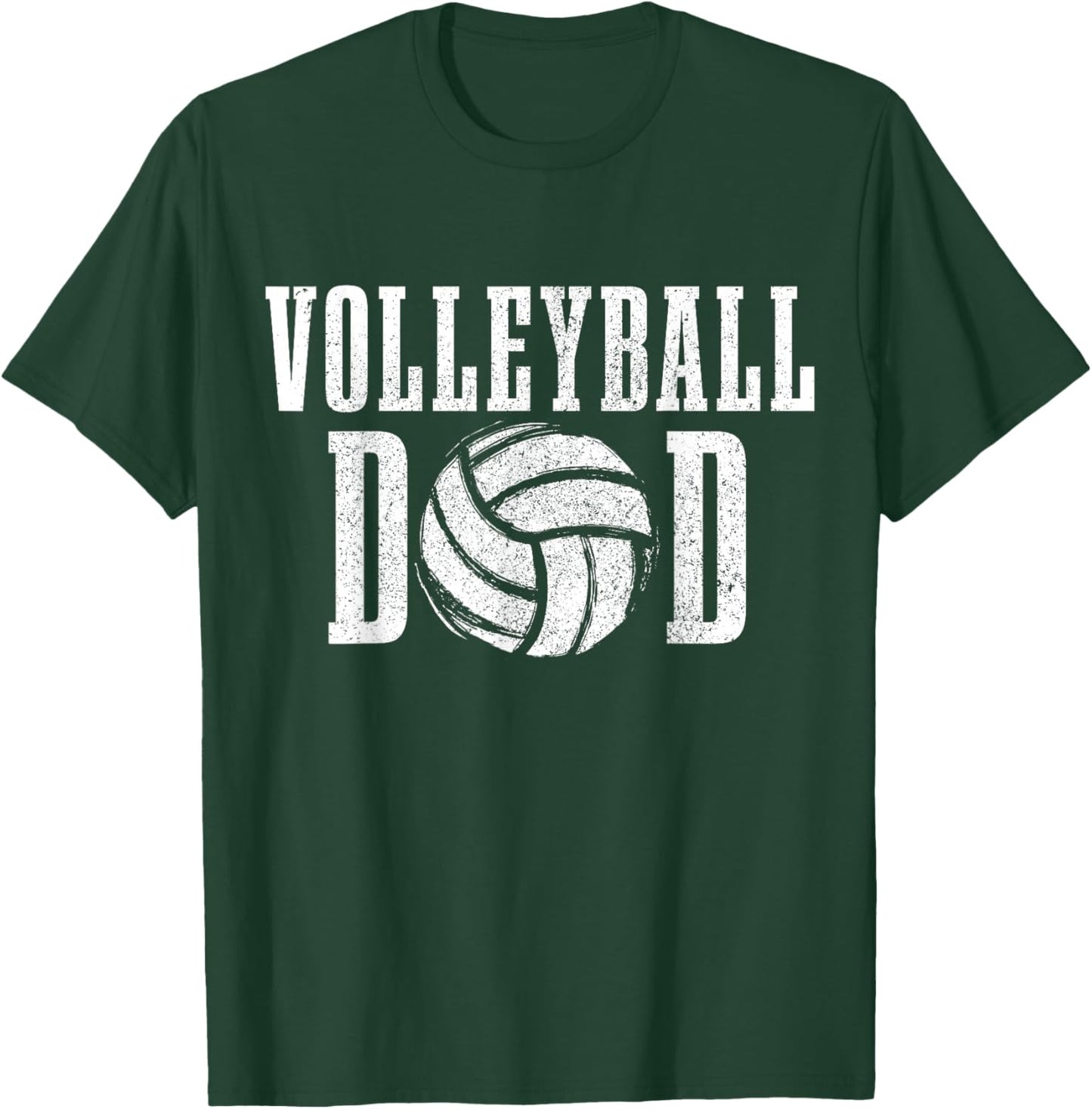 Volleyball Dad Father's Day Sports Volleyball T-Shirt - T-Shirt | Forest