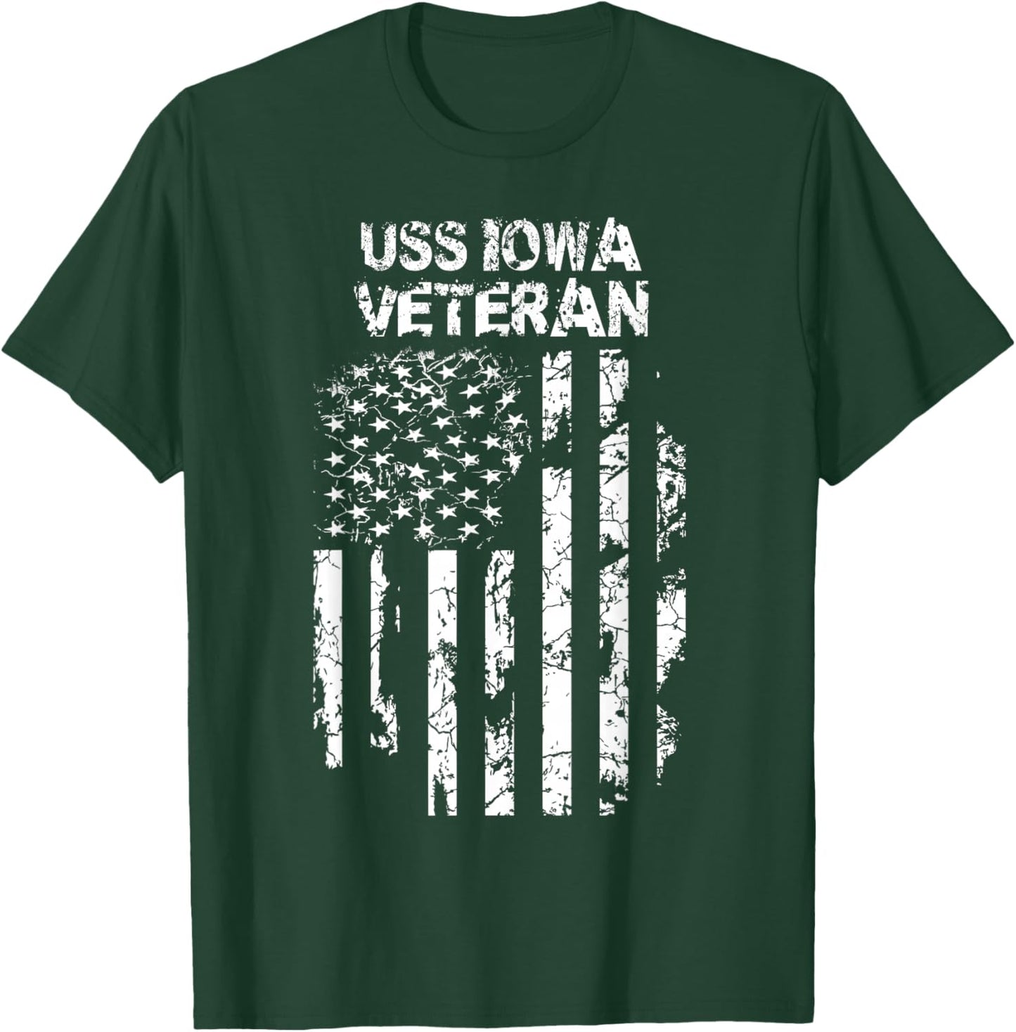 USS Iowa Veteran T-Shirt - T-Shirt | Forest