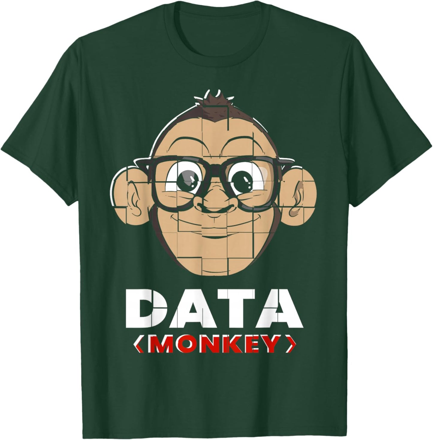 Data Monkey Data Evaluator Code Programmer T-Shirt - T-Shirt | Forest