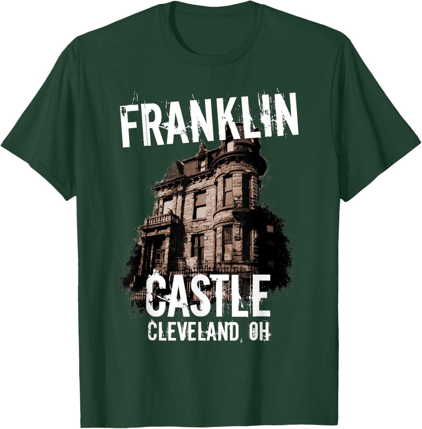 Franklin Castle - Haunted Landmark Of Cleveland T-Shirt - T-Shirt | Forest