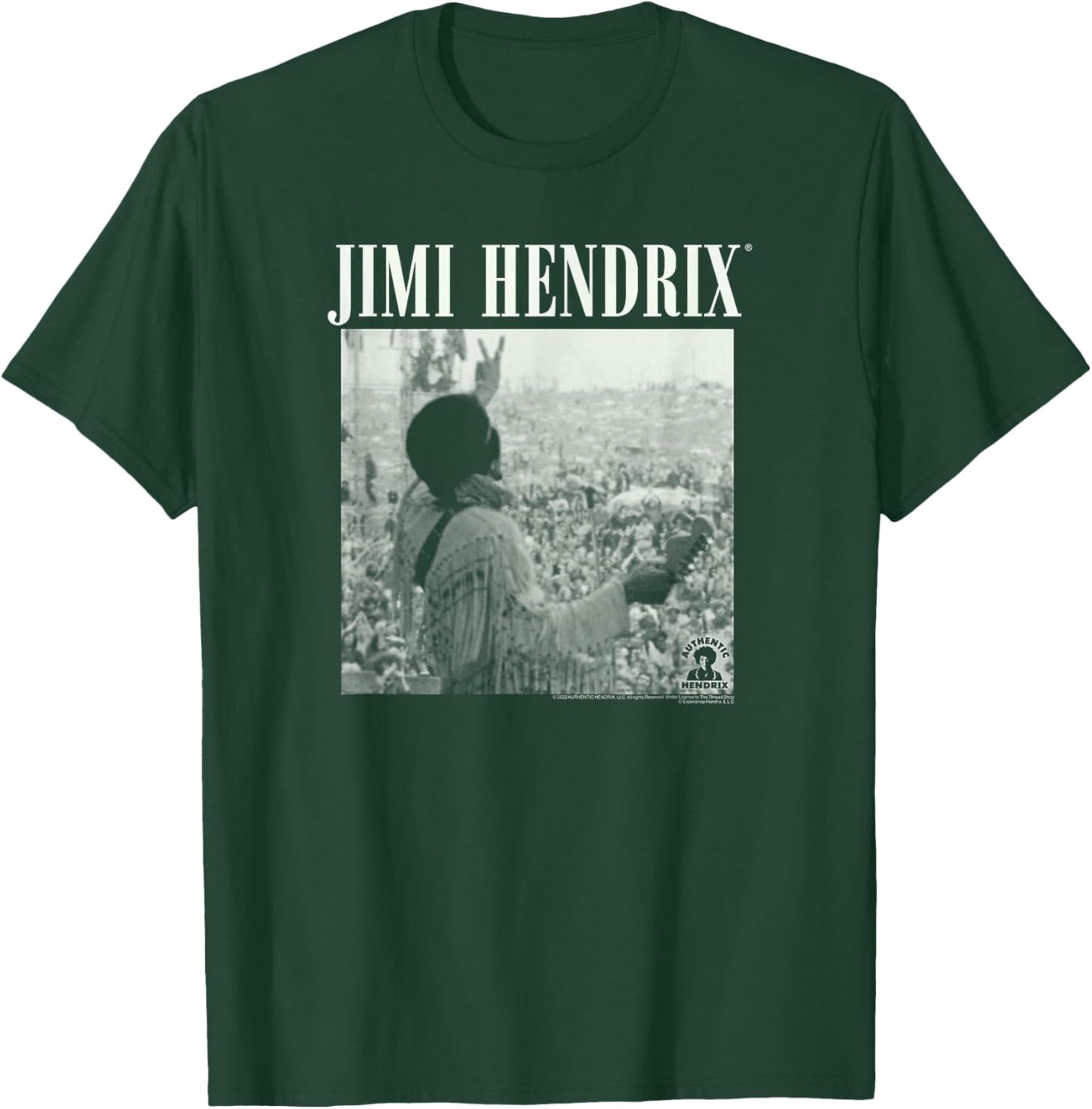 Jimi Hendrix Live at Woodstock T-Shirt - T-Shirt | Forest
