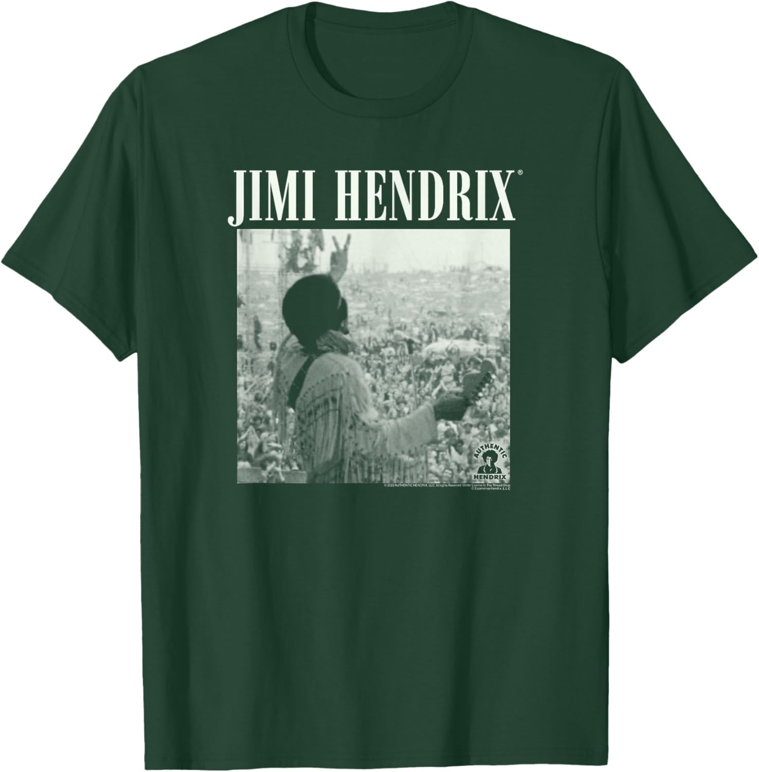 Jimi Hendrix Live at Woodstock T-Shirt - T-Shirt | Forest
