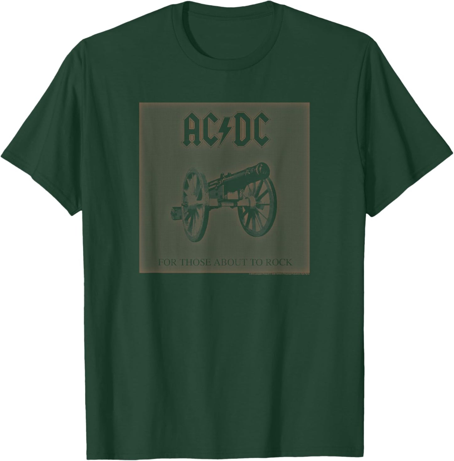 AC/DC - For Those About To Rock T-Shirt - T-Shirt | Forest