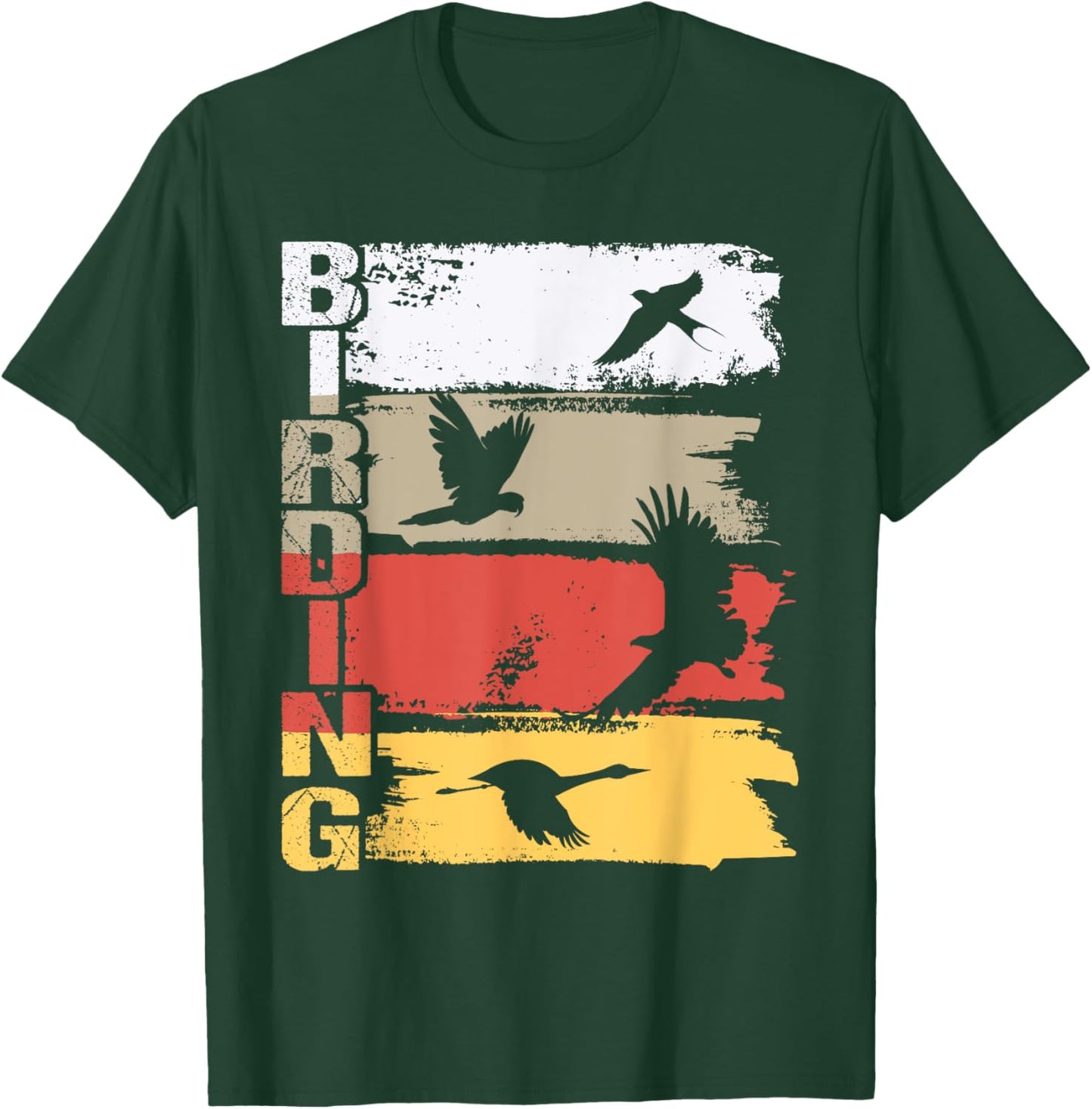 Birding - Bird Watching Birder Bird Watcher Bird Lover T-Shirt - T-Shirt | Forest