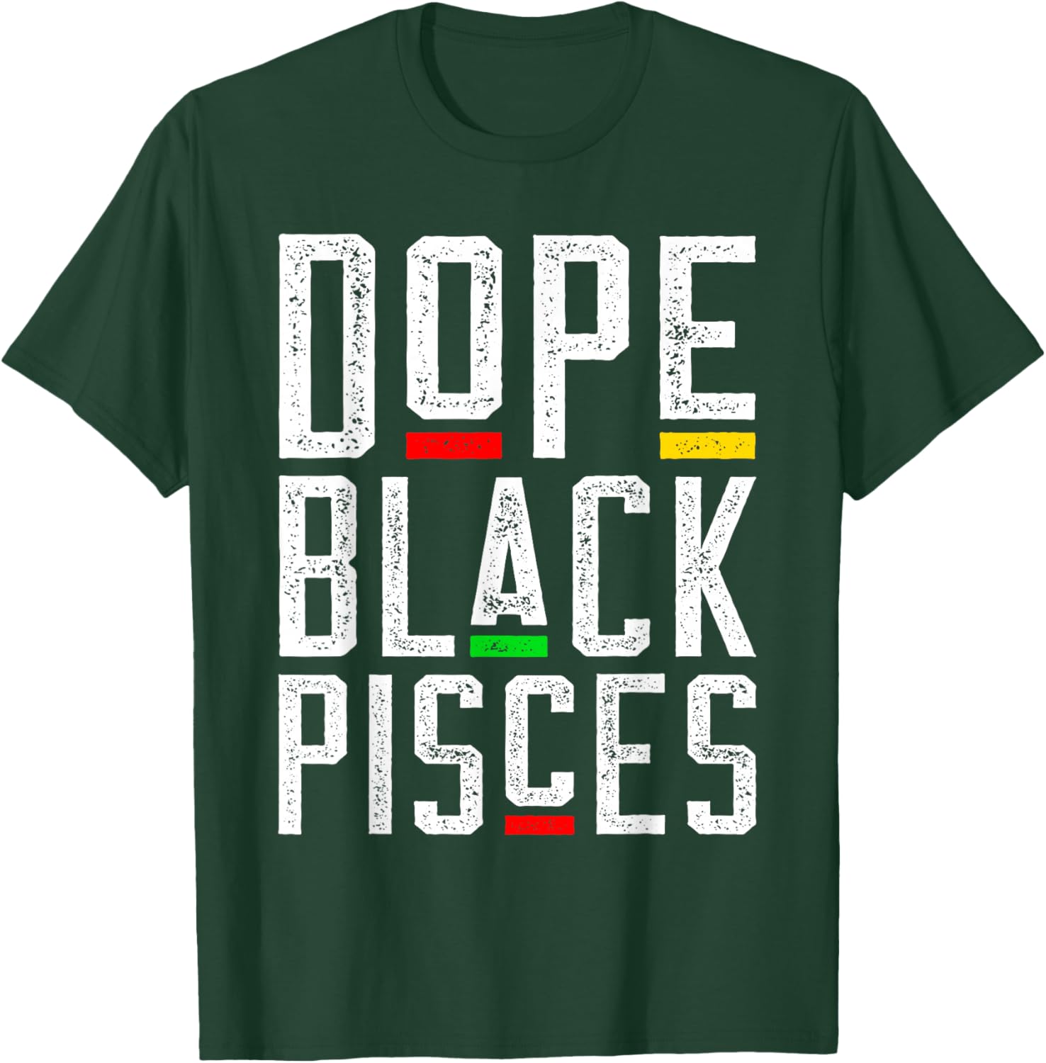 Dope Black Pisces Zodiac Sign Astrology T-Shirt - T-Shirt | Forest
