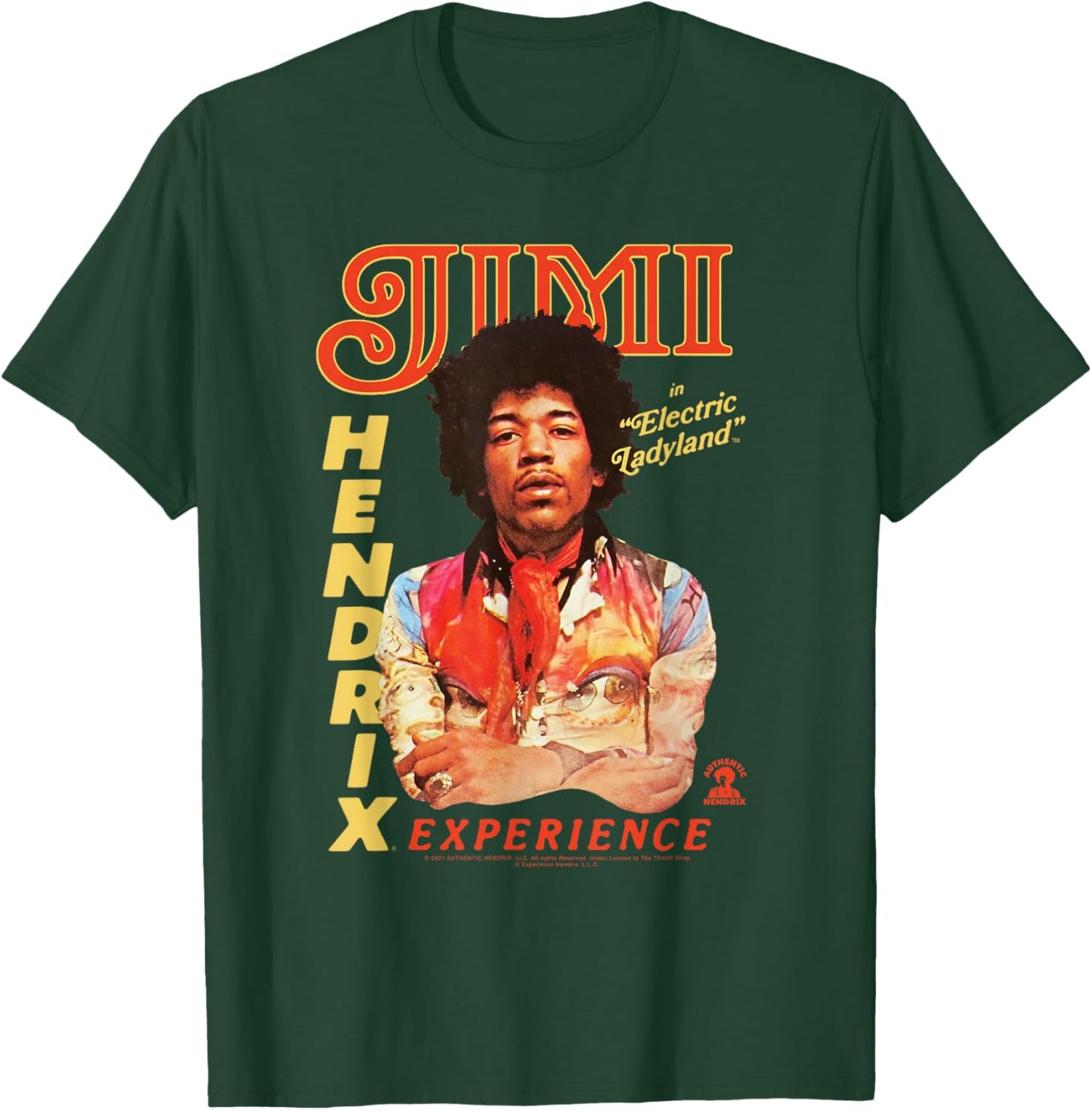 Jimi Hendrix Electric Ladyland T-Shirt - T-Shirt | Forest