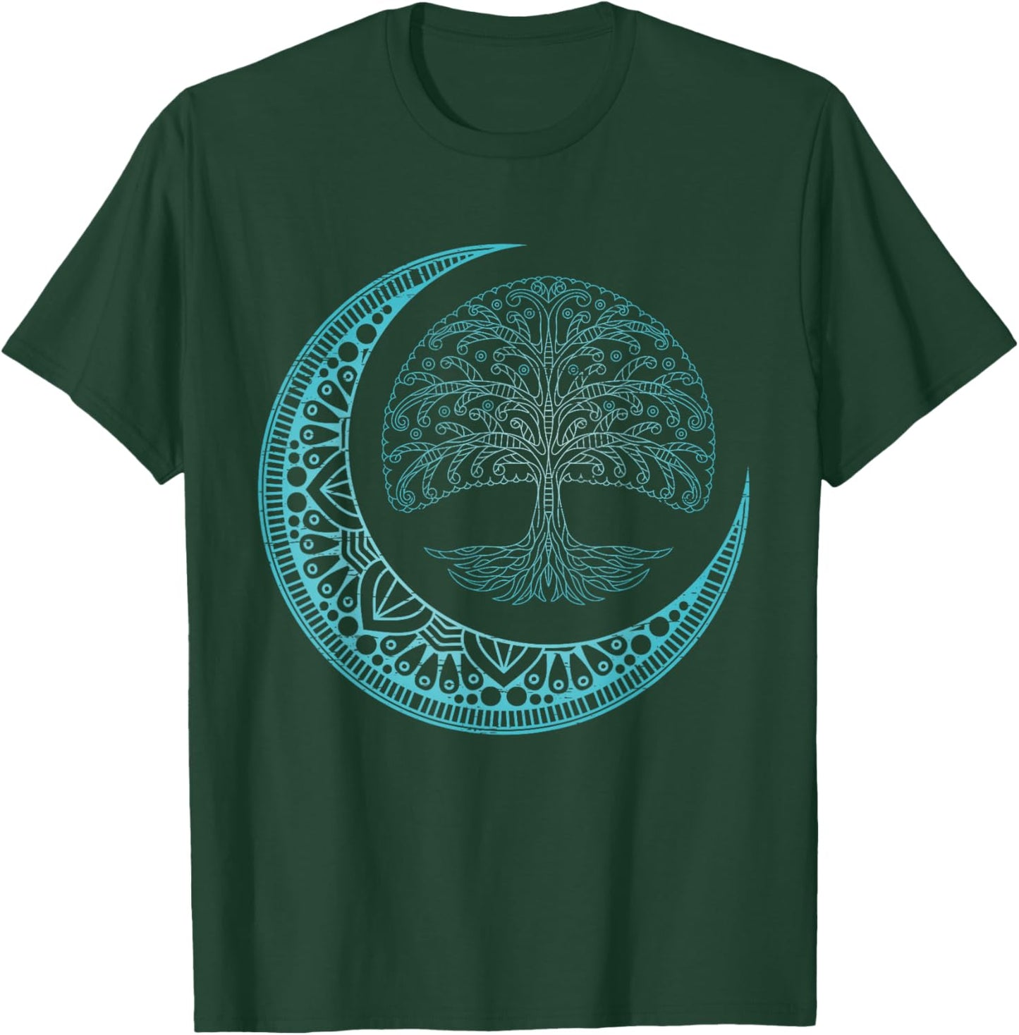 Mandala Tree Life Tattoo Mandala T-Shirt - T-Shirt | Forest