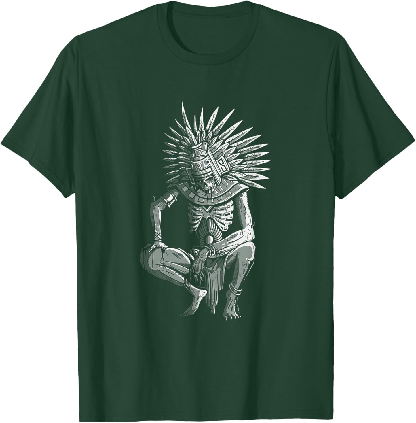 Azteca Mictlantecuhtli - God of the dead - Aztec God T-Shirt - T-Shirt | Forest