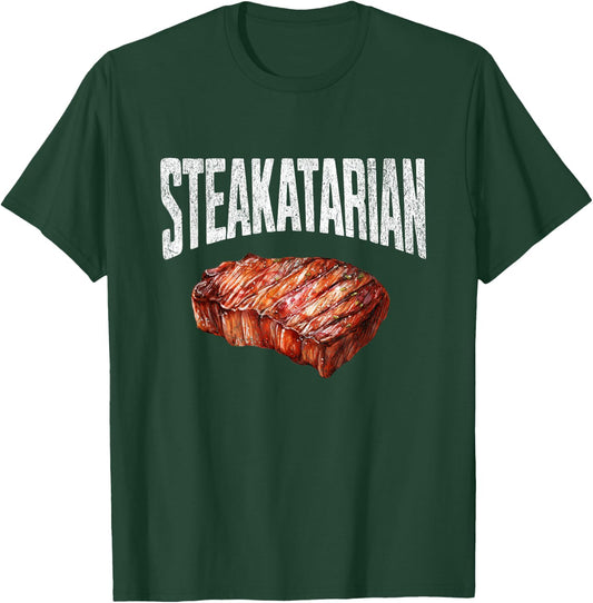 Steak Lover: Steakatarian Zero Carb Lion Diet Lifestyle T-Shirt - T-Shirt | Forest