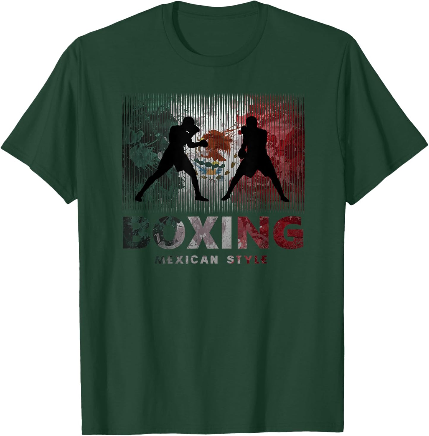 Mexican Vintage Style Boxing Great for a Boxer T-Shirt - T-Shirt | Forest