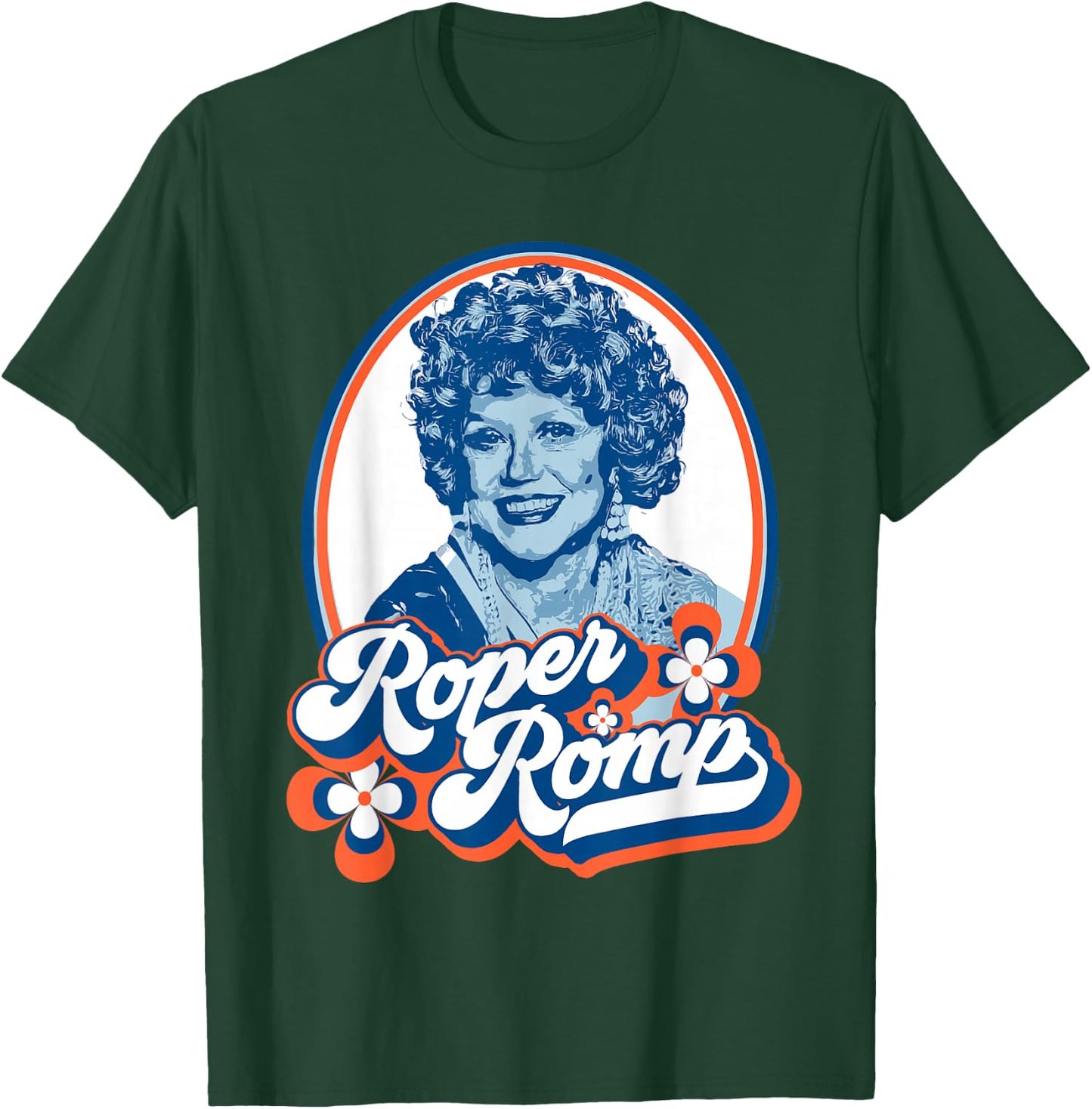 Roper Romp! Mrs. Helen Roper Three's Company Retro T-Shirt - T-Shirt | Forest