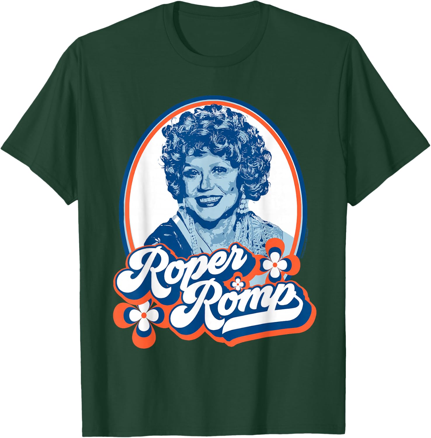 Roper Romp! Mrs. Helen Roper Three's Company Retro T-Shirt - T-Shirt | Forest