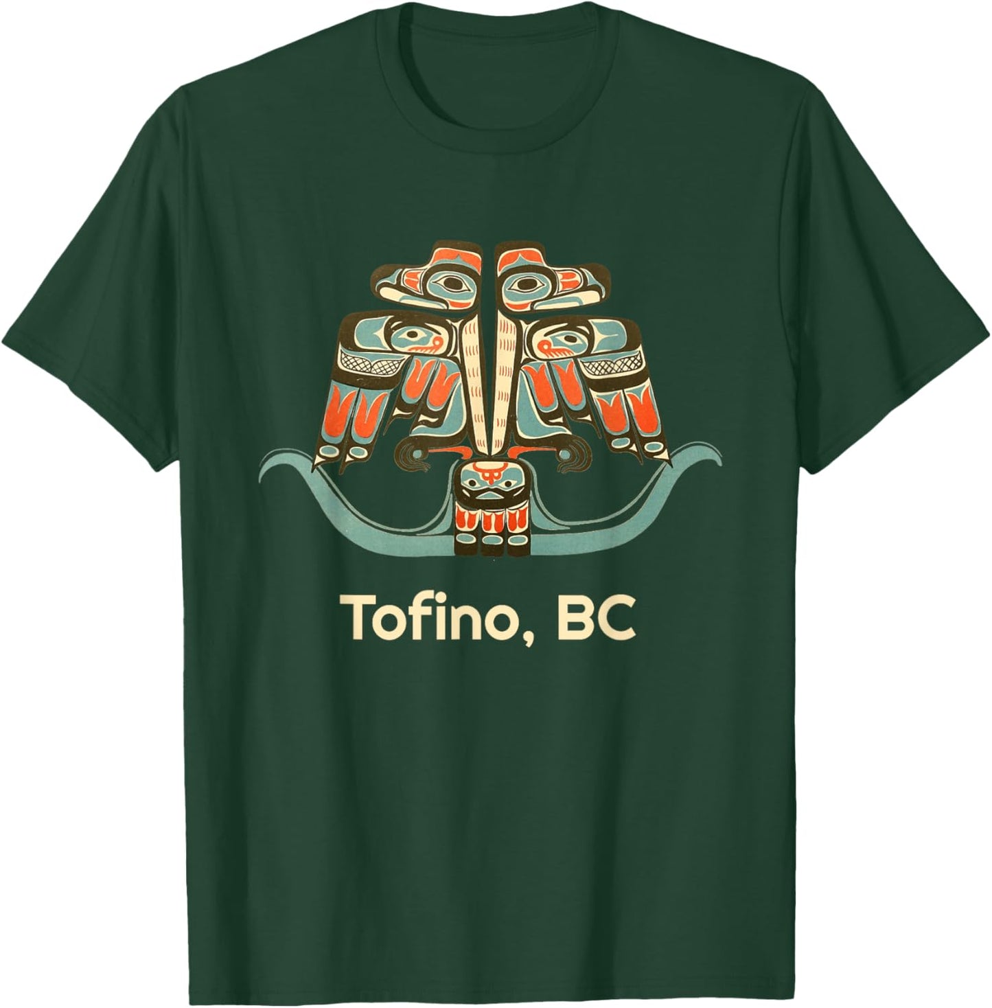 Tofino British Columbia Thunderbird Birdwatching T-Shirt - T-Shirt | Forest