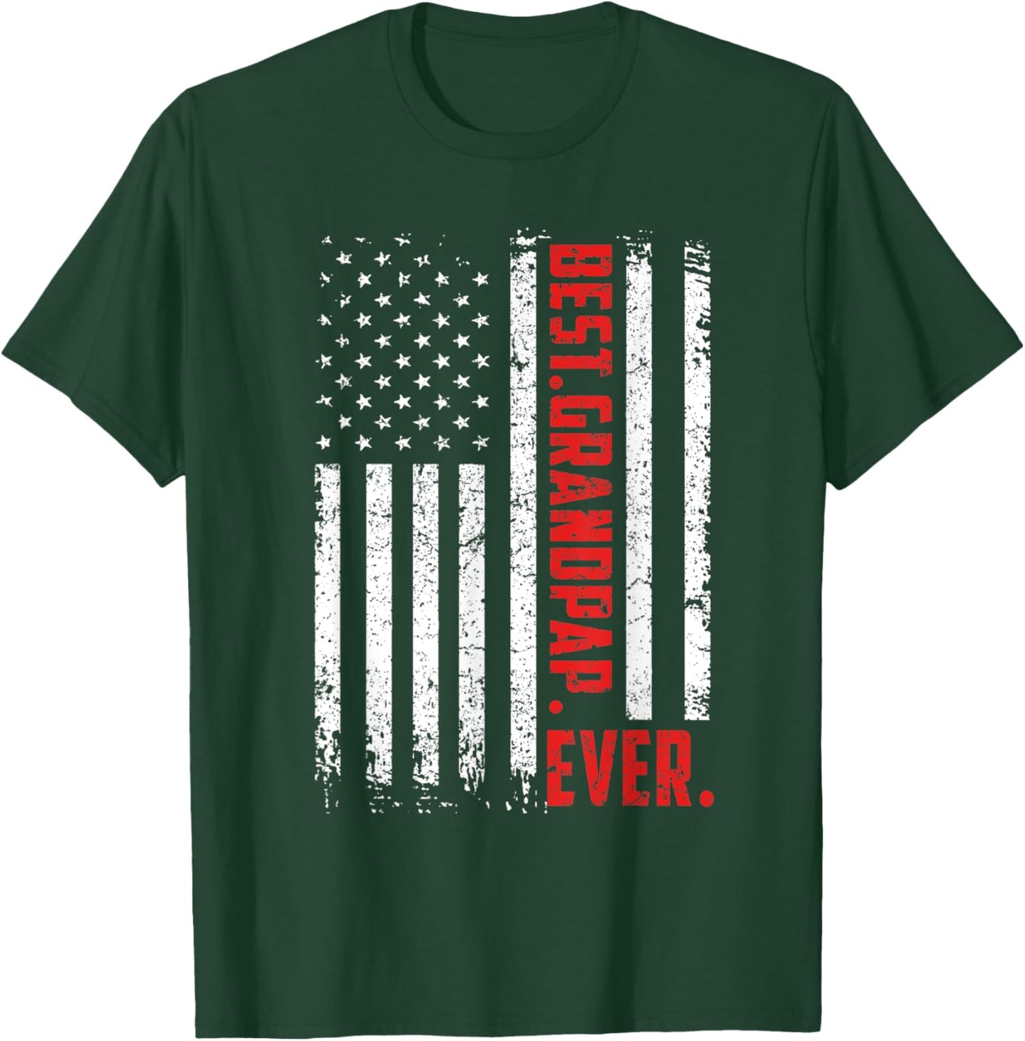 Best. Grandpap. Ever. American Flag Father's Day Men T-Shirt - T-Shirt | Forest