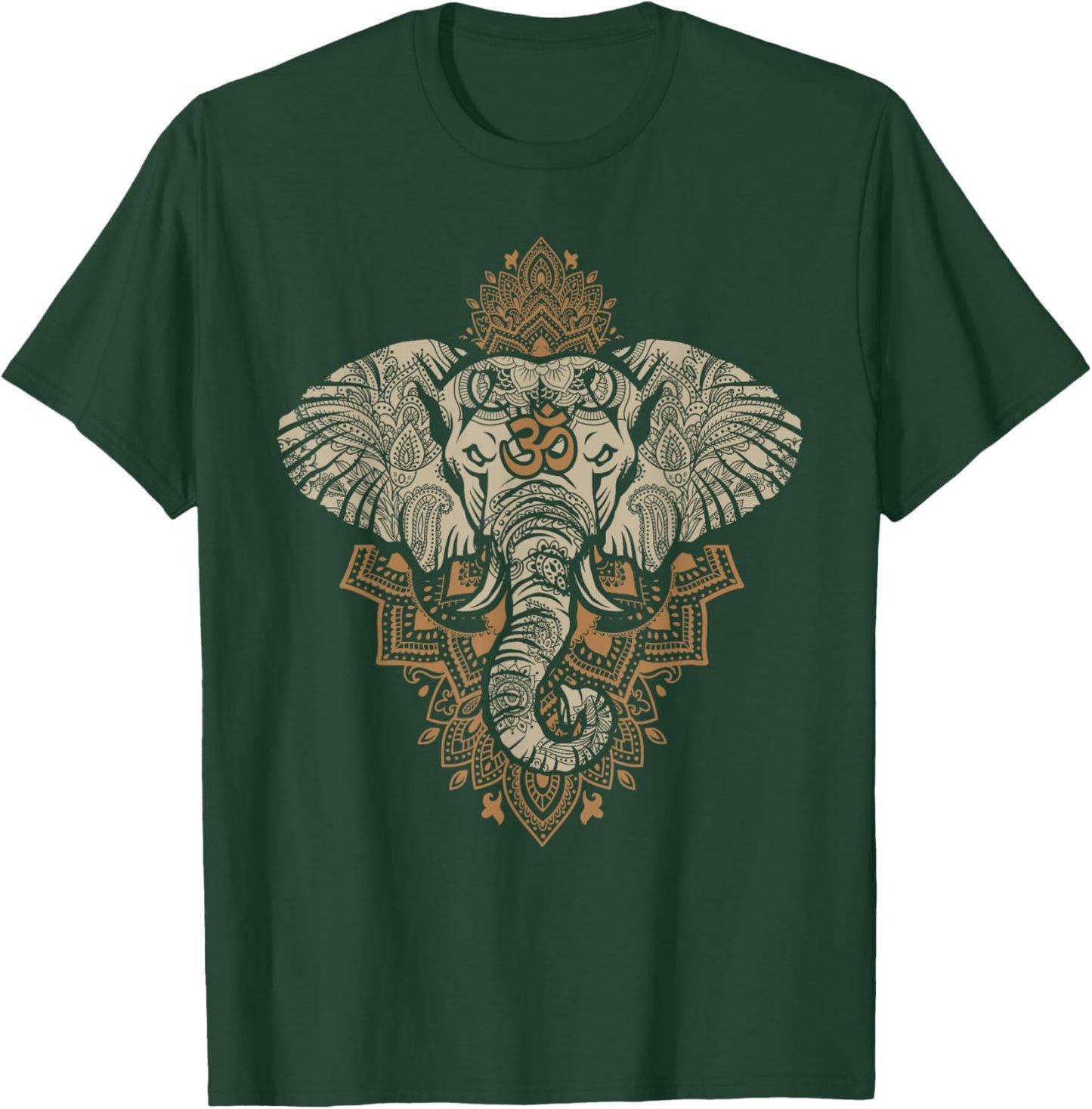 Psytrance Festival Psychedelic Goa Elephant Gift T-Shirt - T-Shirt | Forest