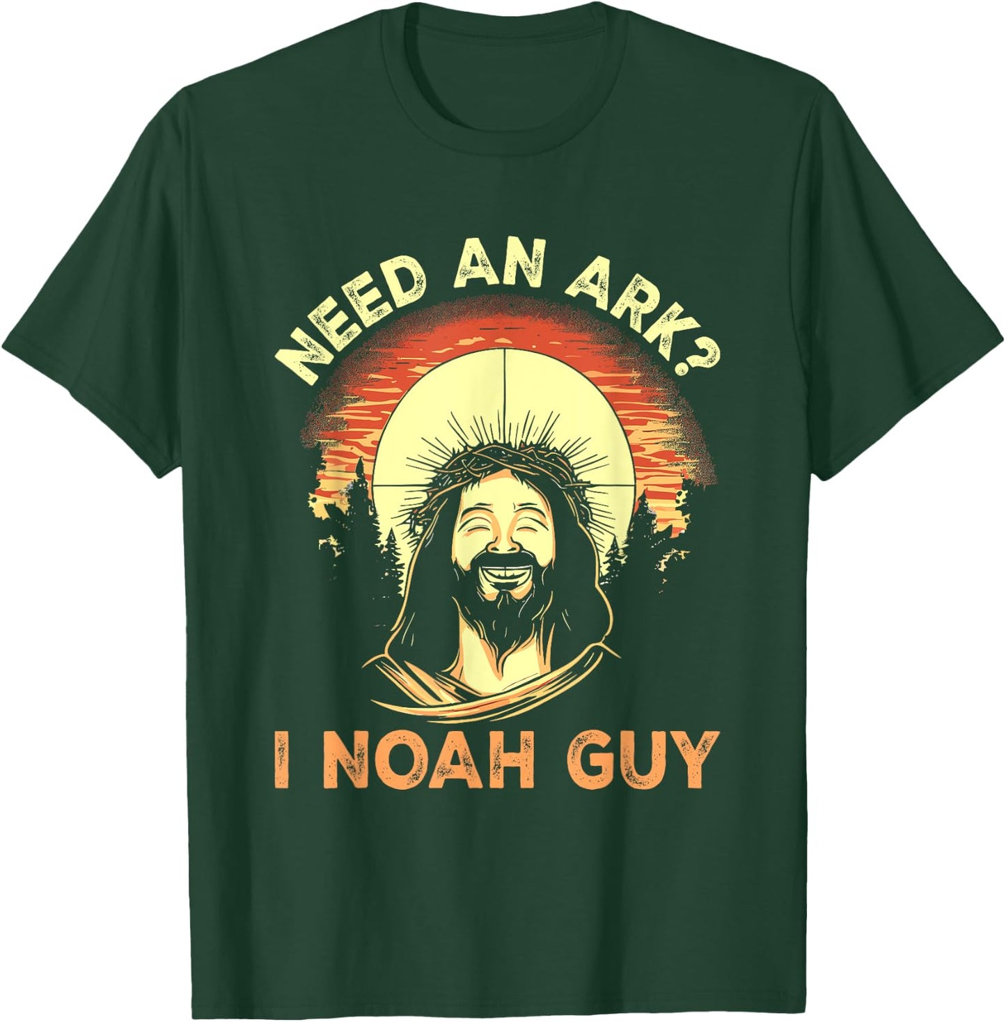 Need An Ark I Noah Guy - Funny Christian Joke Pun Jesus T-Shirt - T-Shirt | Forest