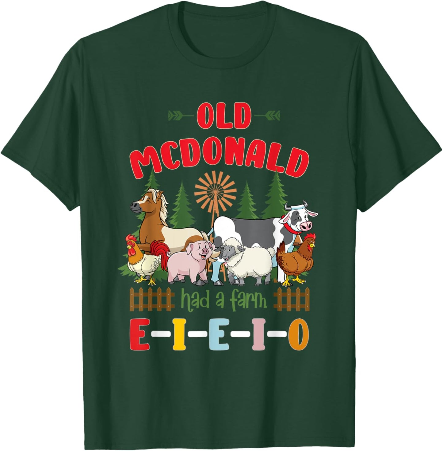 Nursery Rhymes for Kids and Toddler or Old McDonald T-Shirt - T-Shirt | Forest