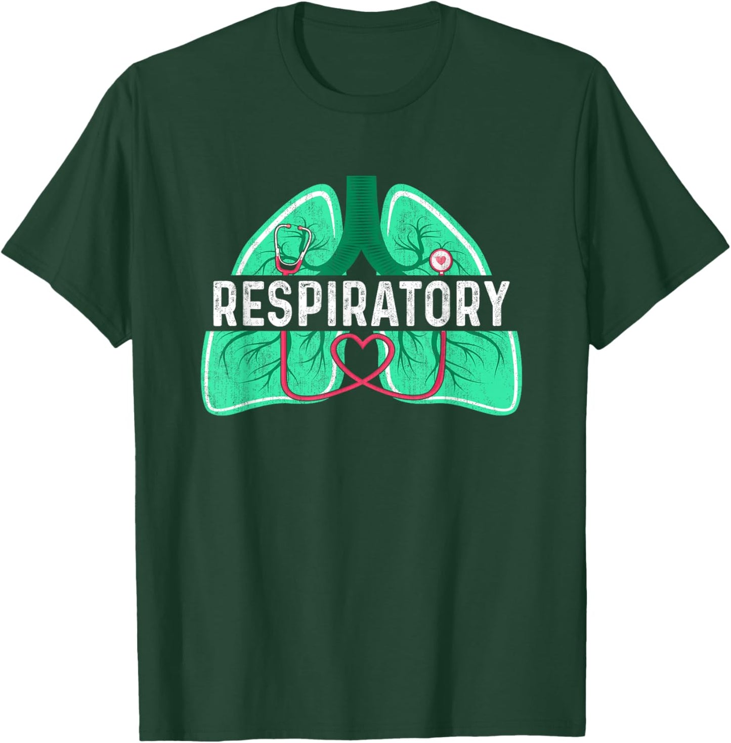 Respiratory Therapy Therapist - Lungs Doctor RT RRT T-Shirt - T-Shirt | Forest