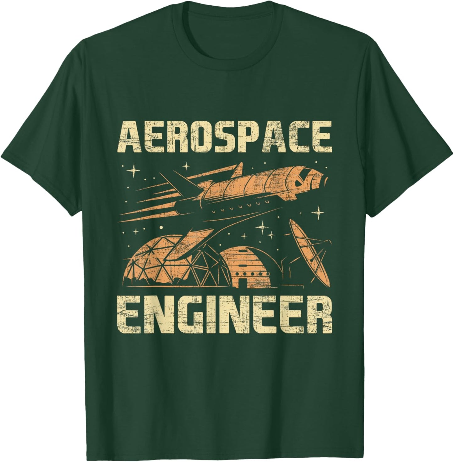 Aerospace Engineer - Aeronautical Aeronautics Spacecrafts T-Shirt - T-Shirt | Forest