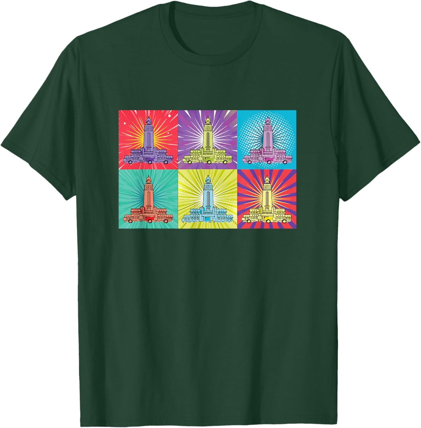 BITS PILANI Clock Tower T-Shirt - T-Shirt | Forest