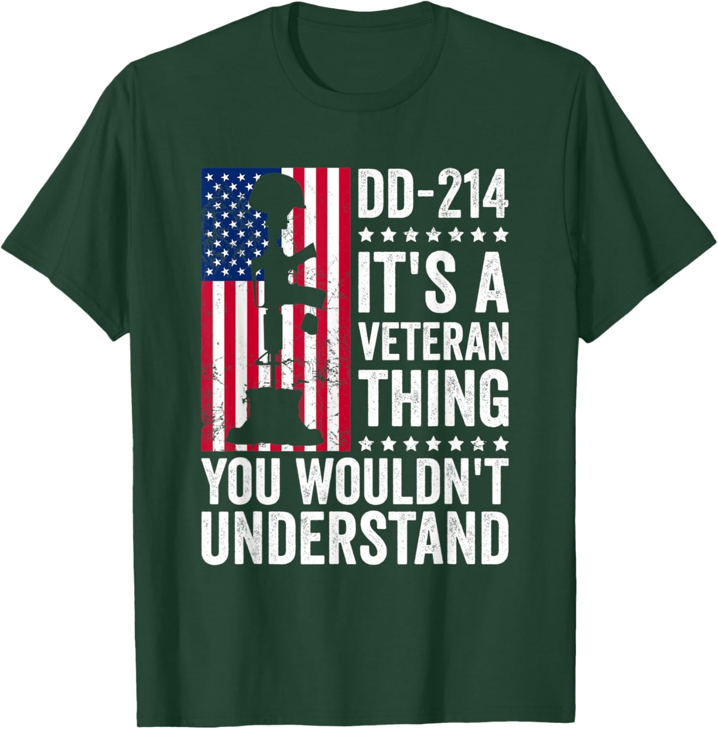 DD-214 It's A Veteran Thing You Wouldn't Understand T-Shirt - T-Shirt | Forest