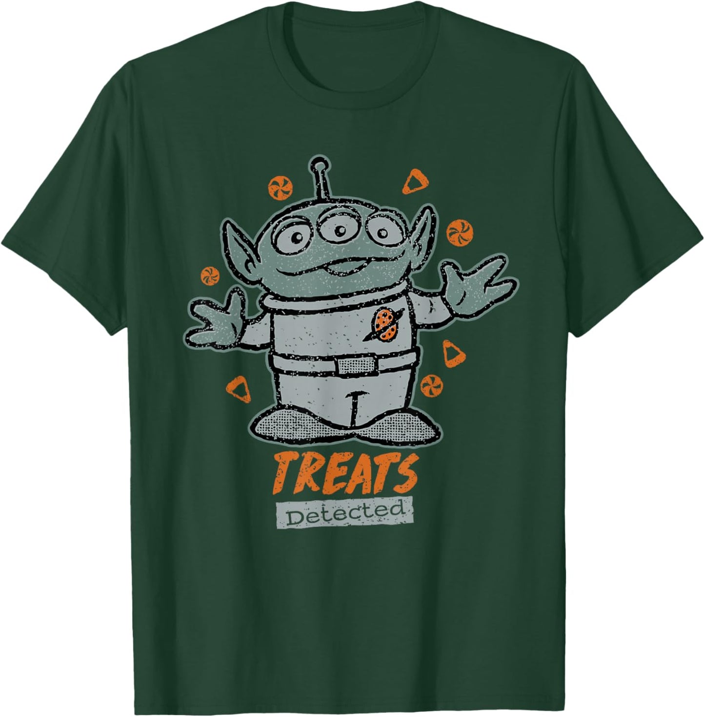 Disney Pixar Toy Story Aliens Halloween Treats Detected T-Shirt - T-Shirt | Forest