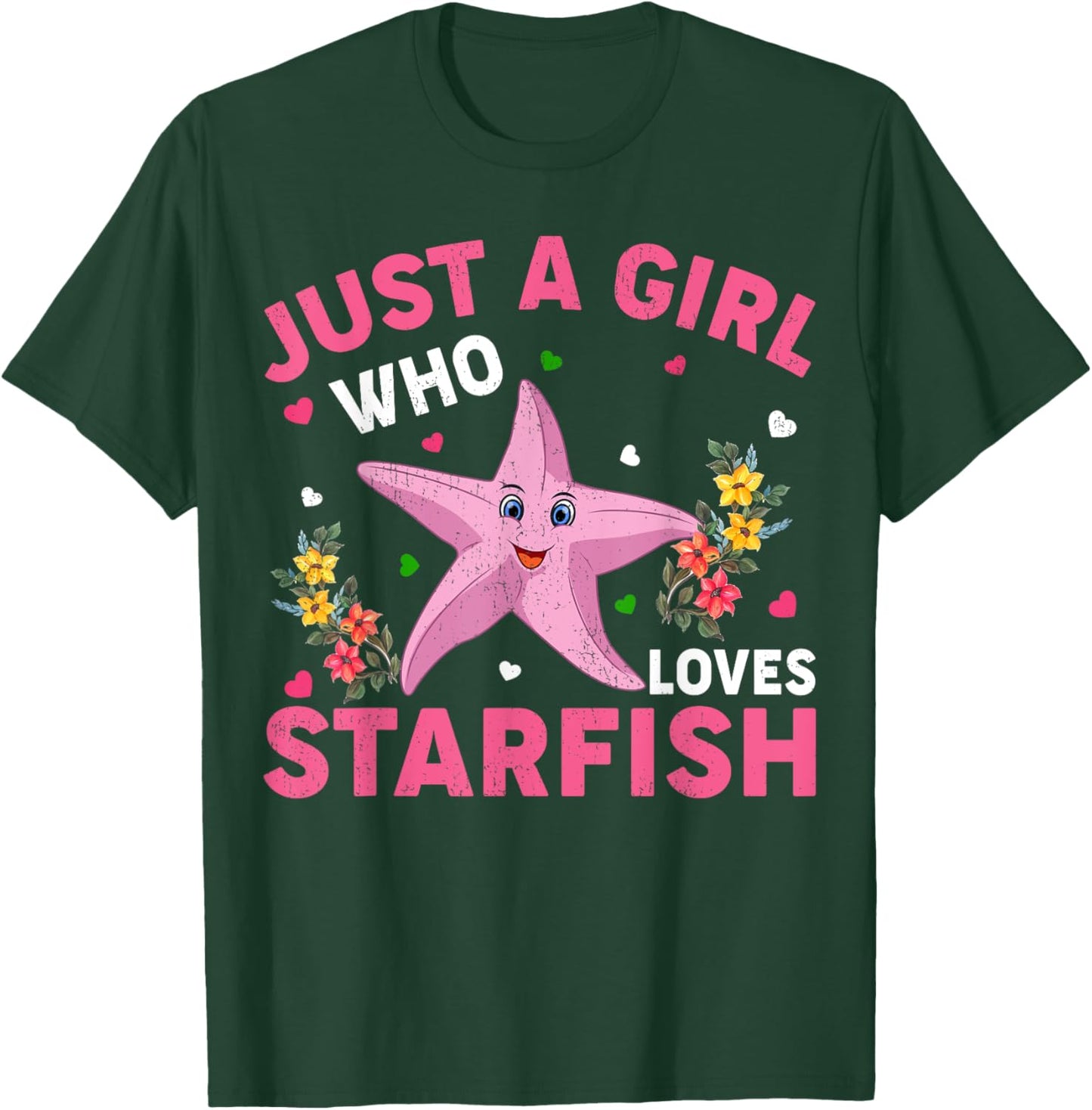 Starfish Lover Just A Girl Who Loves Starfish T-Shirt - T-Shirt | Forest