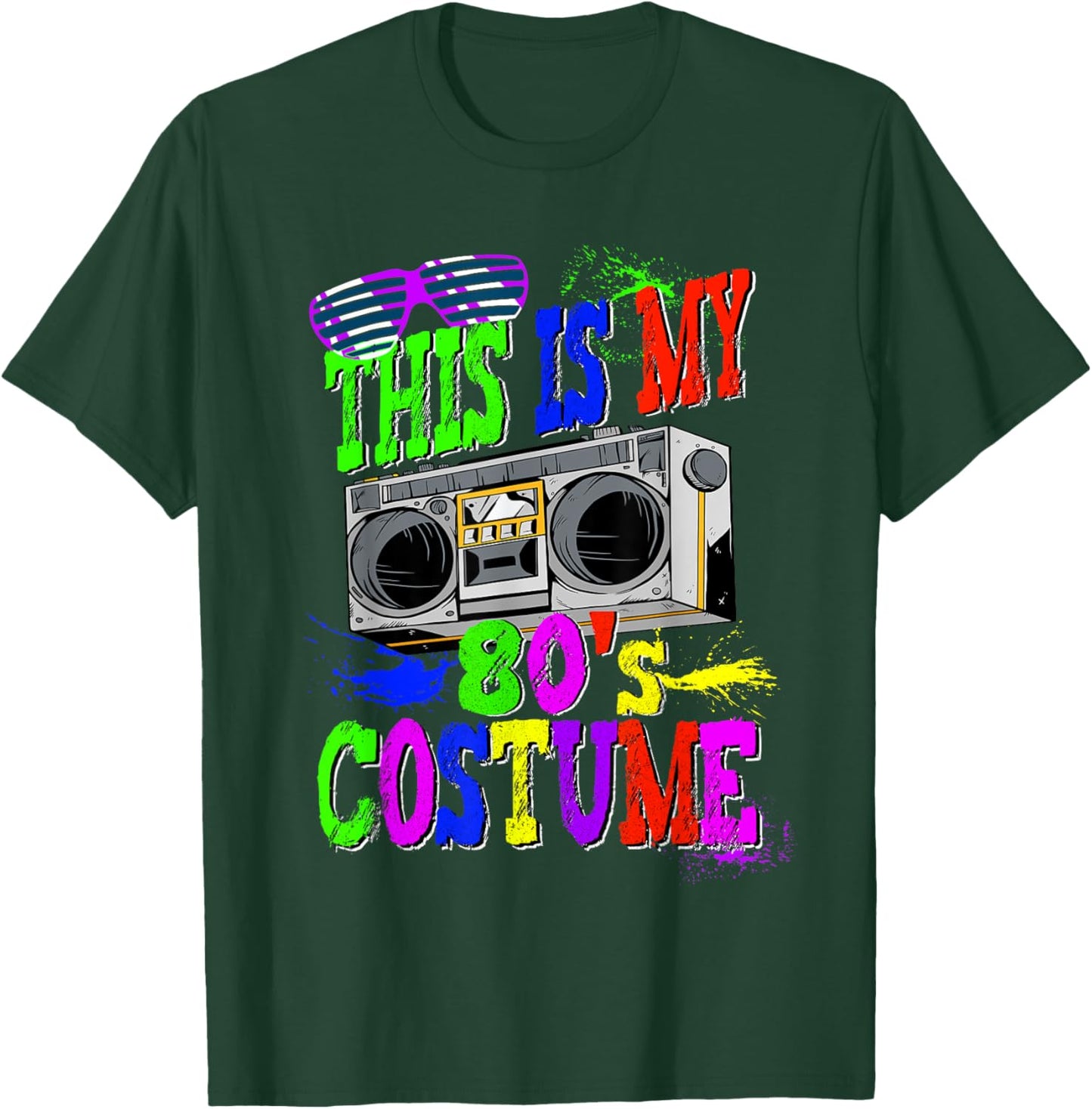 This Is My 80s Costume 80s Party T-Shirt - T-Shirt | Forest