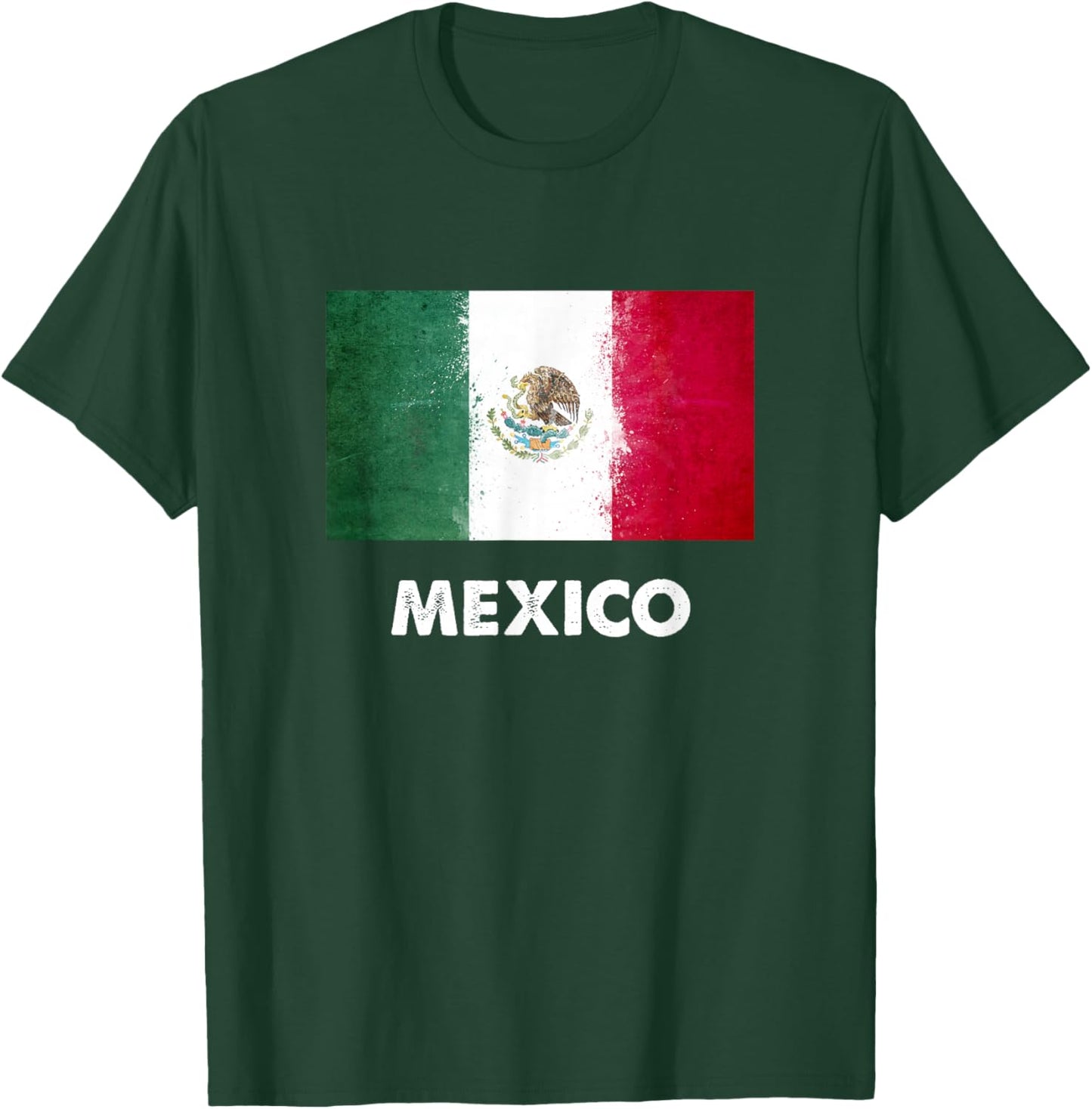 Mexico Flag | Mexico T-Shirt - T-Shirt | Forest