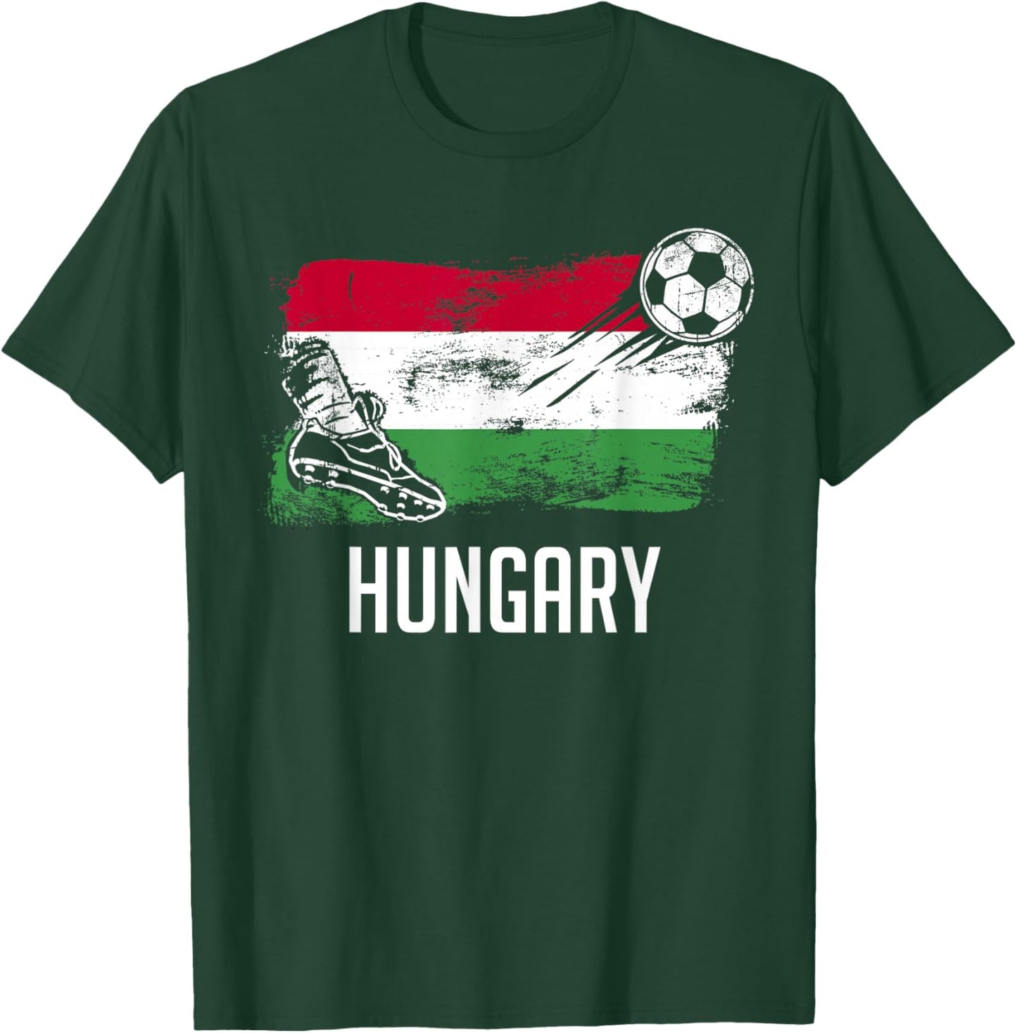 Hungary Flag Jersey Hungarian Soccer Team T-Shirt - T-Shirt | Forest