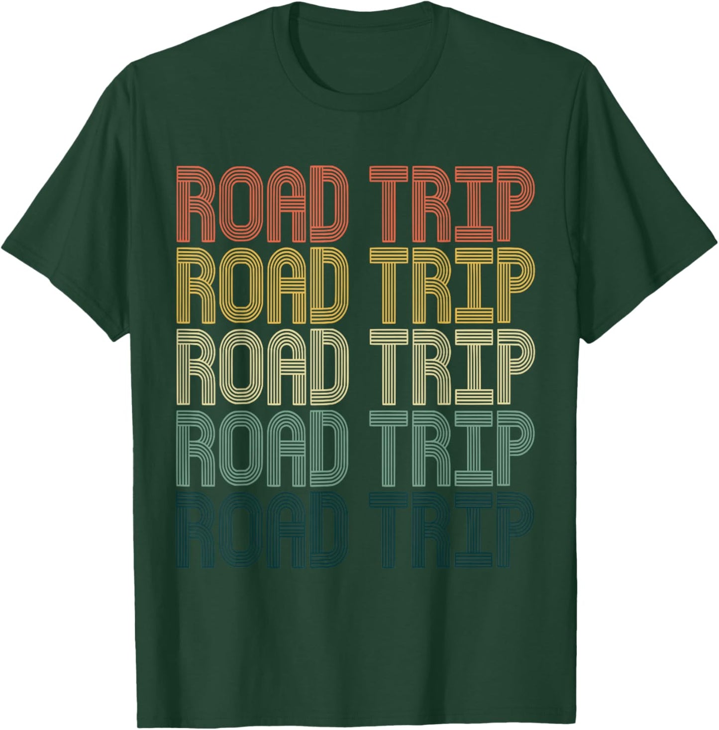 Road Trip 2022 Vintage Matching Family T-Shirt - T-Shirt | Forest