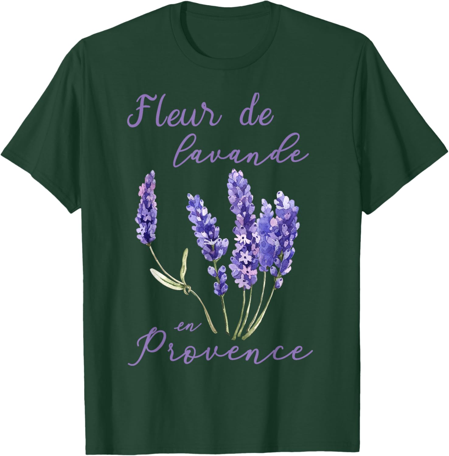 Lavender plant France Provence flowers plants nature T-Shirt - T-Shirt | Forest