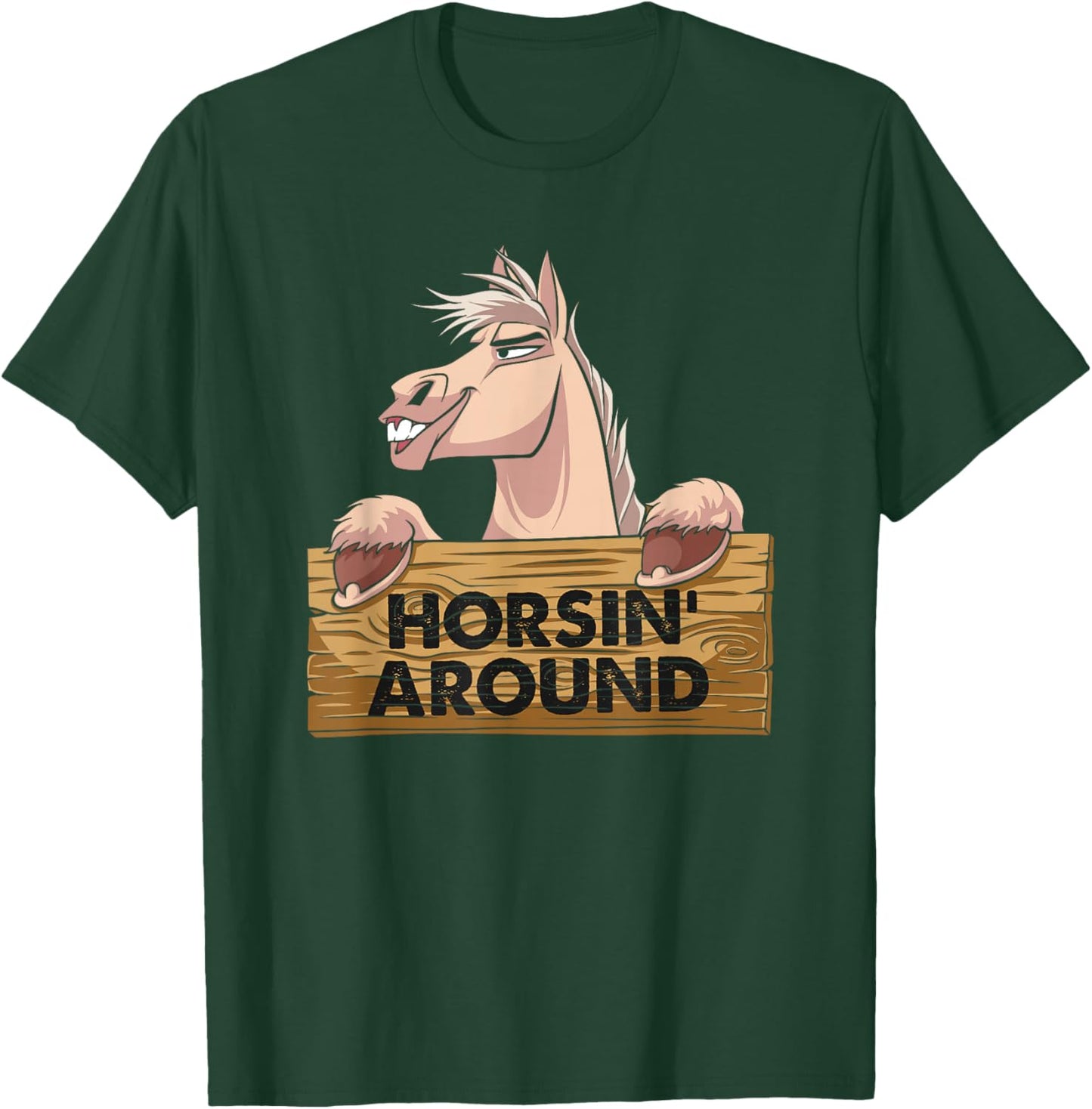Funny Horsin Around - Horse Lover T-Shirt - T-Shirt | Forest